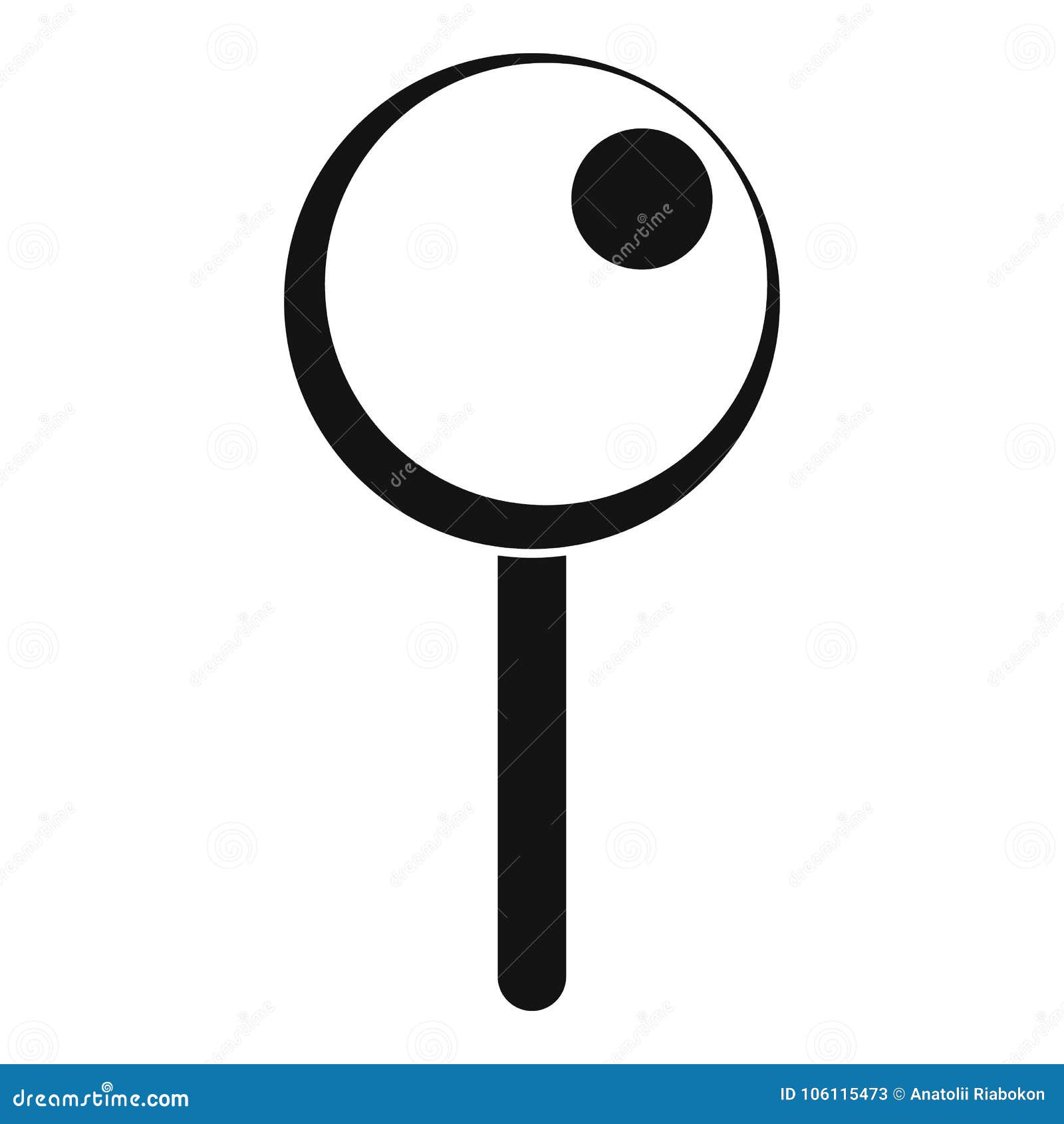 Attachment Pin Icon, Simple Style. Stock Vector - Illustration of  information, symbol: 106115473