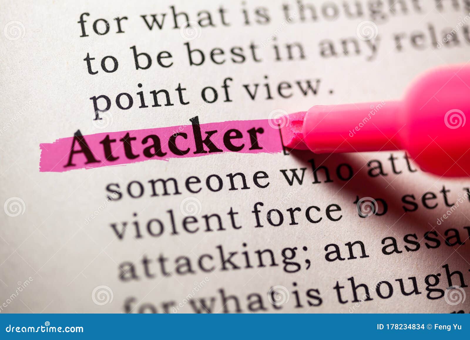 definition of the word attacker