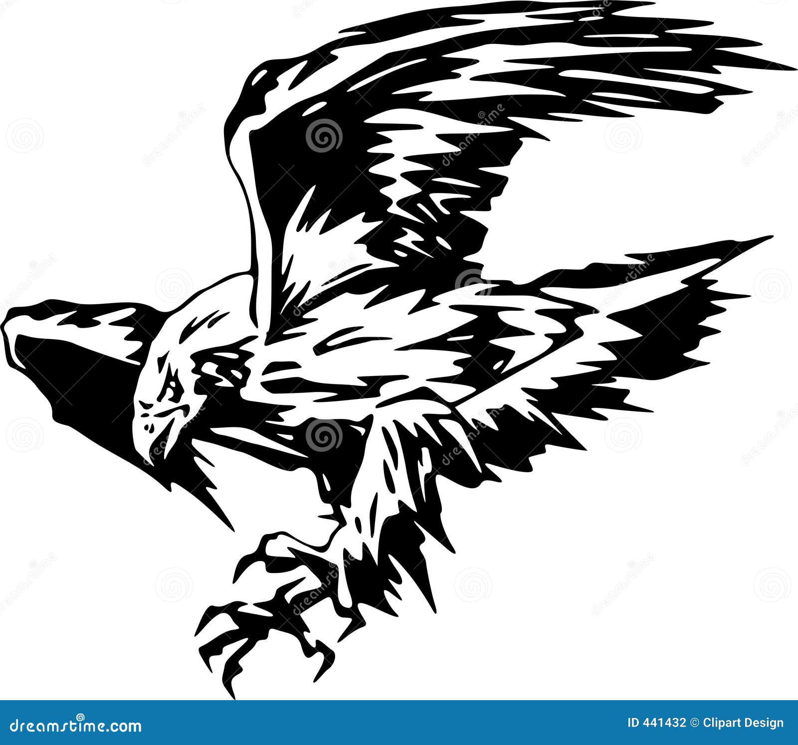 vector sticker printing Attacking Eagle Photography 441432 5 Image: Stock vector sticker printing Attacking Eagle Photography 441432 5 Image: Stock