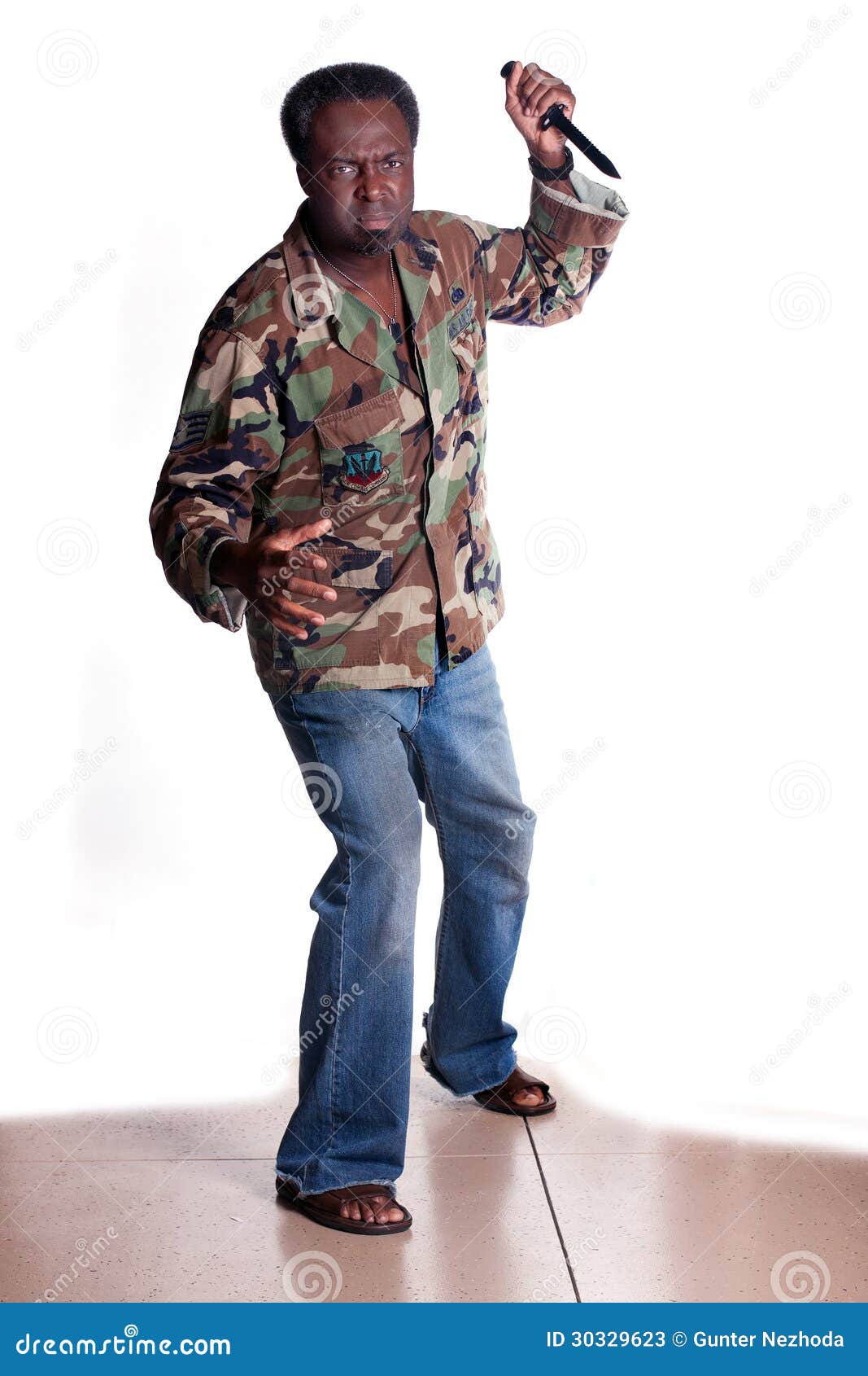 Attacking With Knife Stock Photos Image 30329623