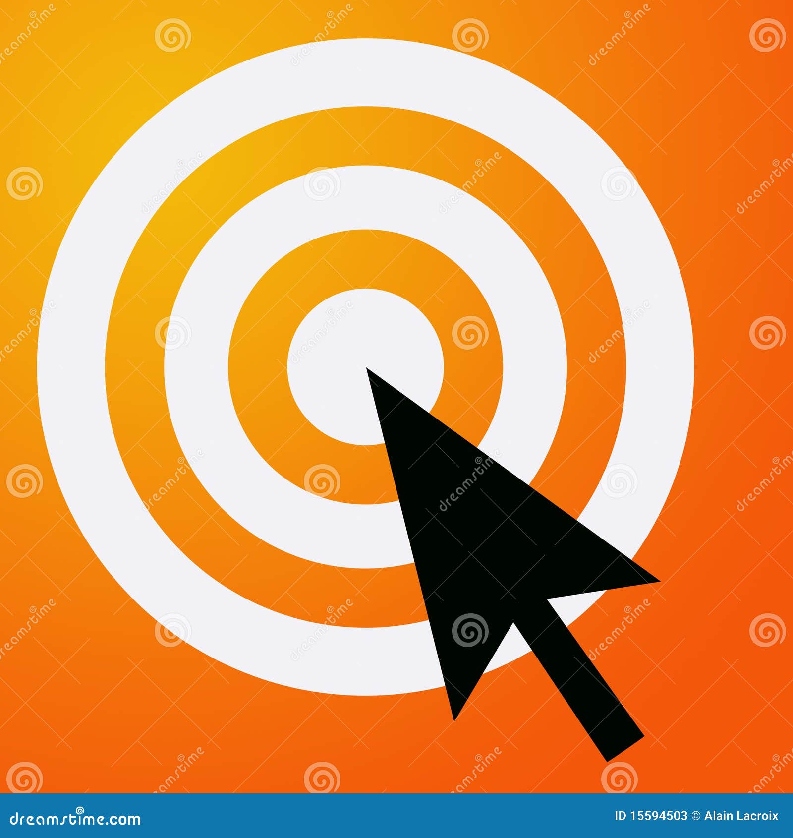 Atteinte De La Cible Illustration Stock Illustration Du Couleur Atteinte De La Cible Illustration Stock Illustration Du Couleur