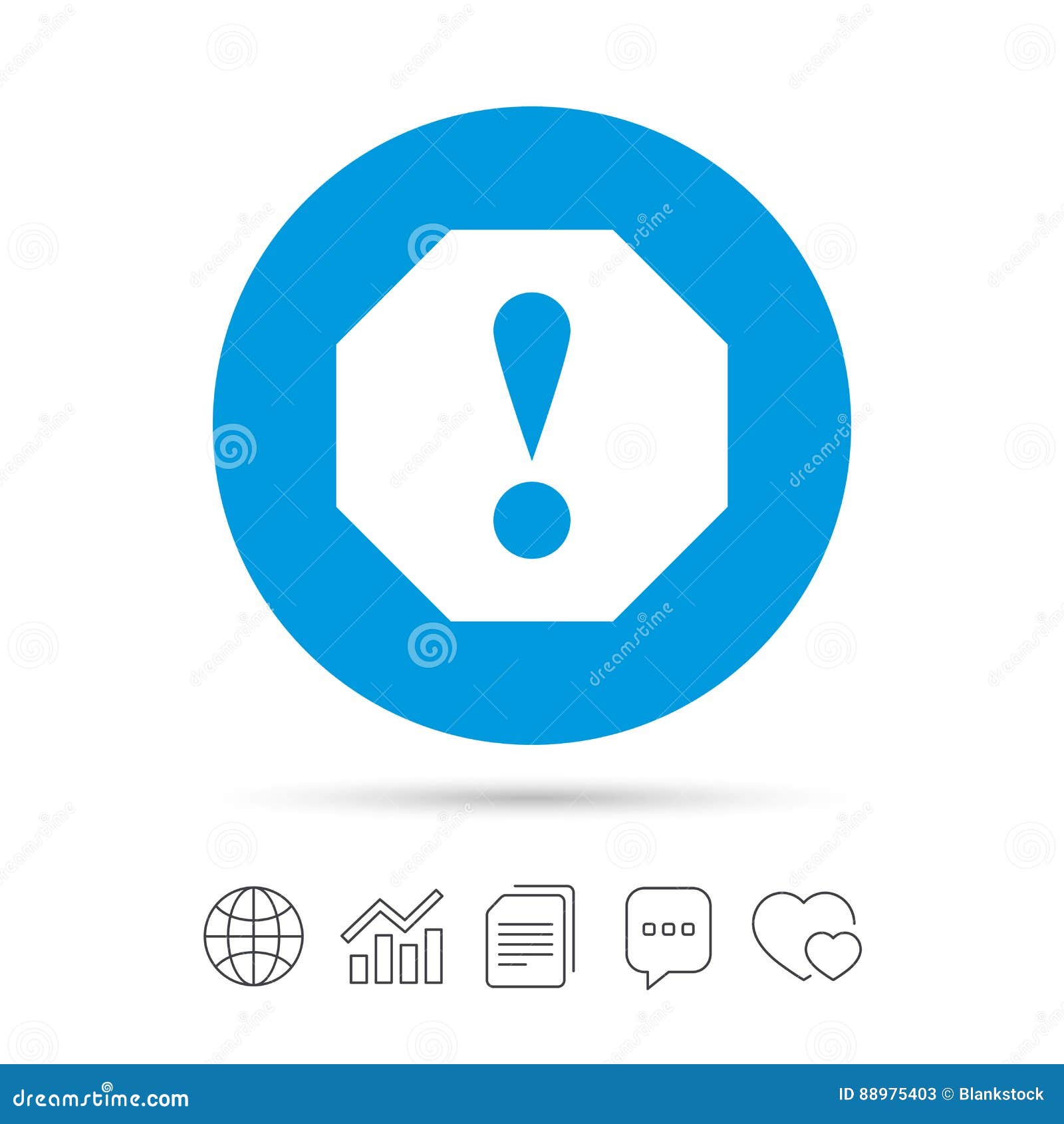 Attention Sign Icon Exclamation Mark Stock Vector Illustration Of Chat Creative Attention Sign Icon Exclamation Mark Stock Vector Illustration Of Chat Creative