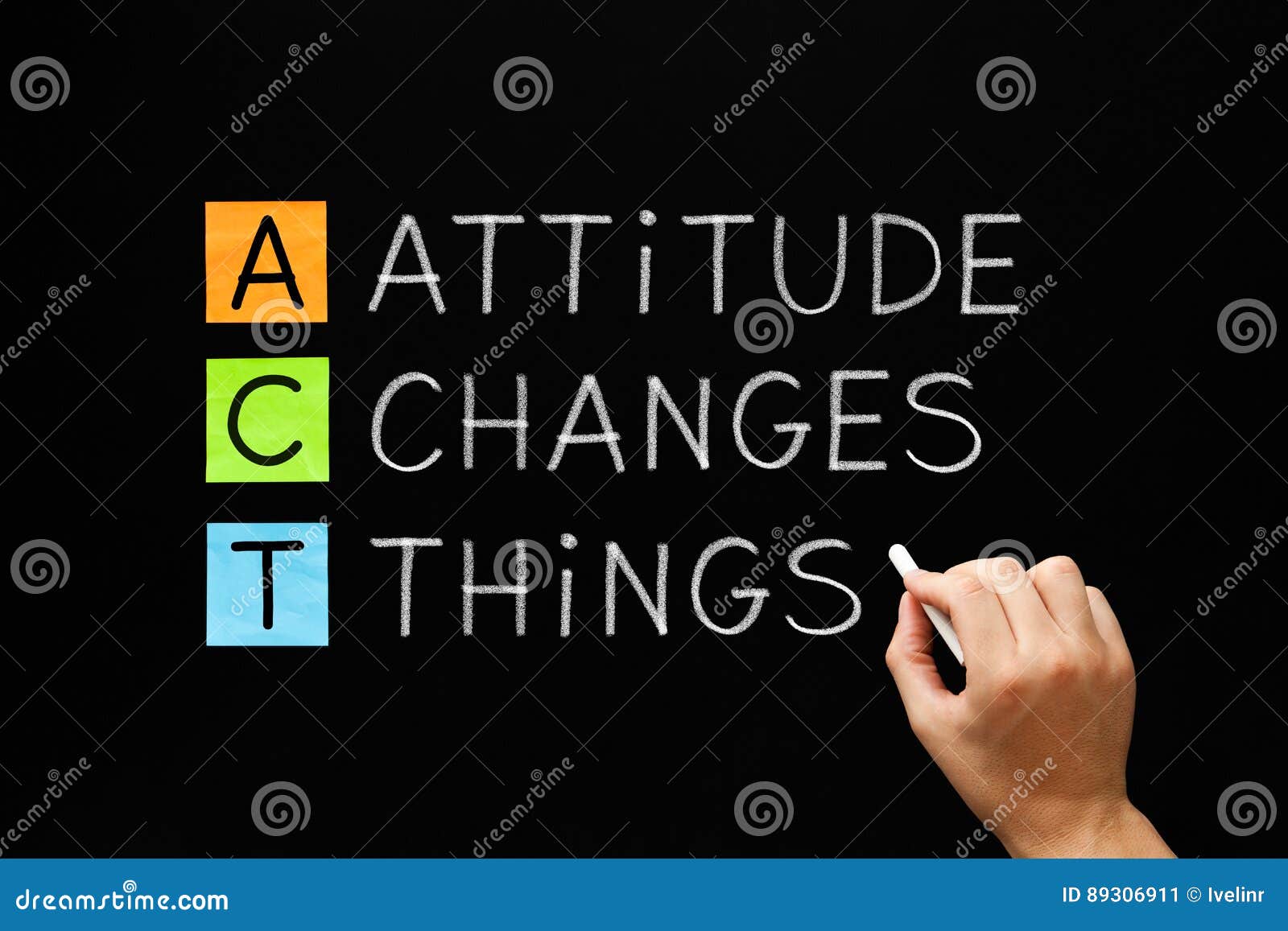 attitude changes things