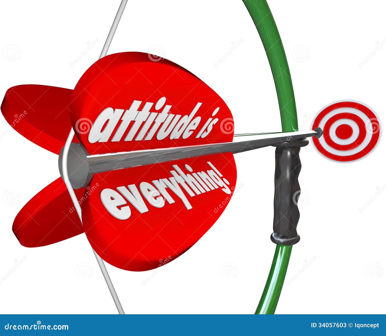 attitude is everything bow arrow positive outlook wins game