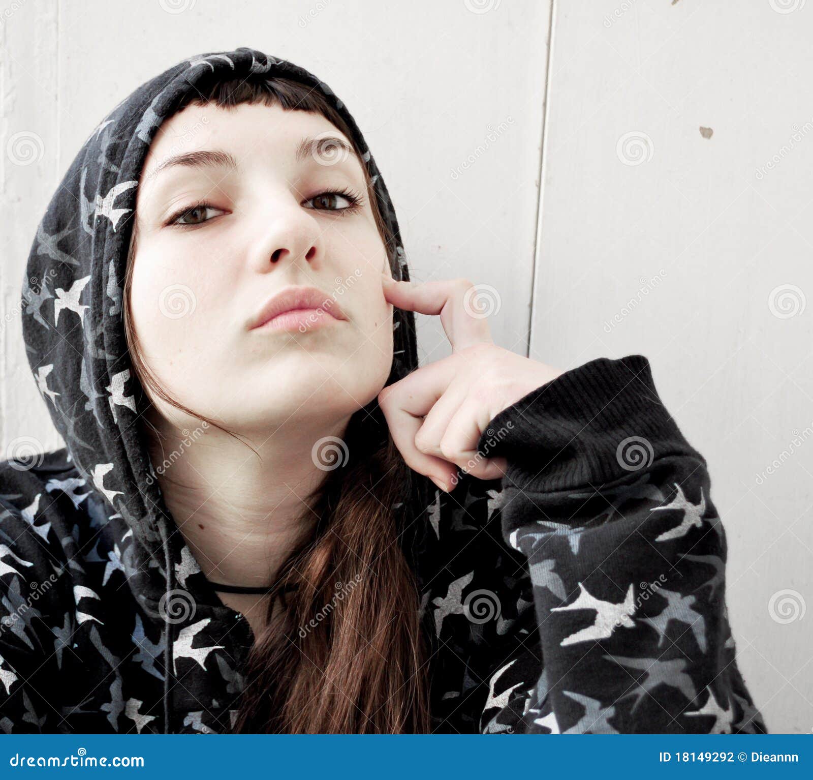 Attitude girl stock photo. Image of gorgeous, modern - 18149292