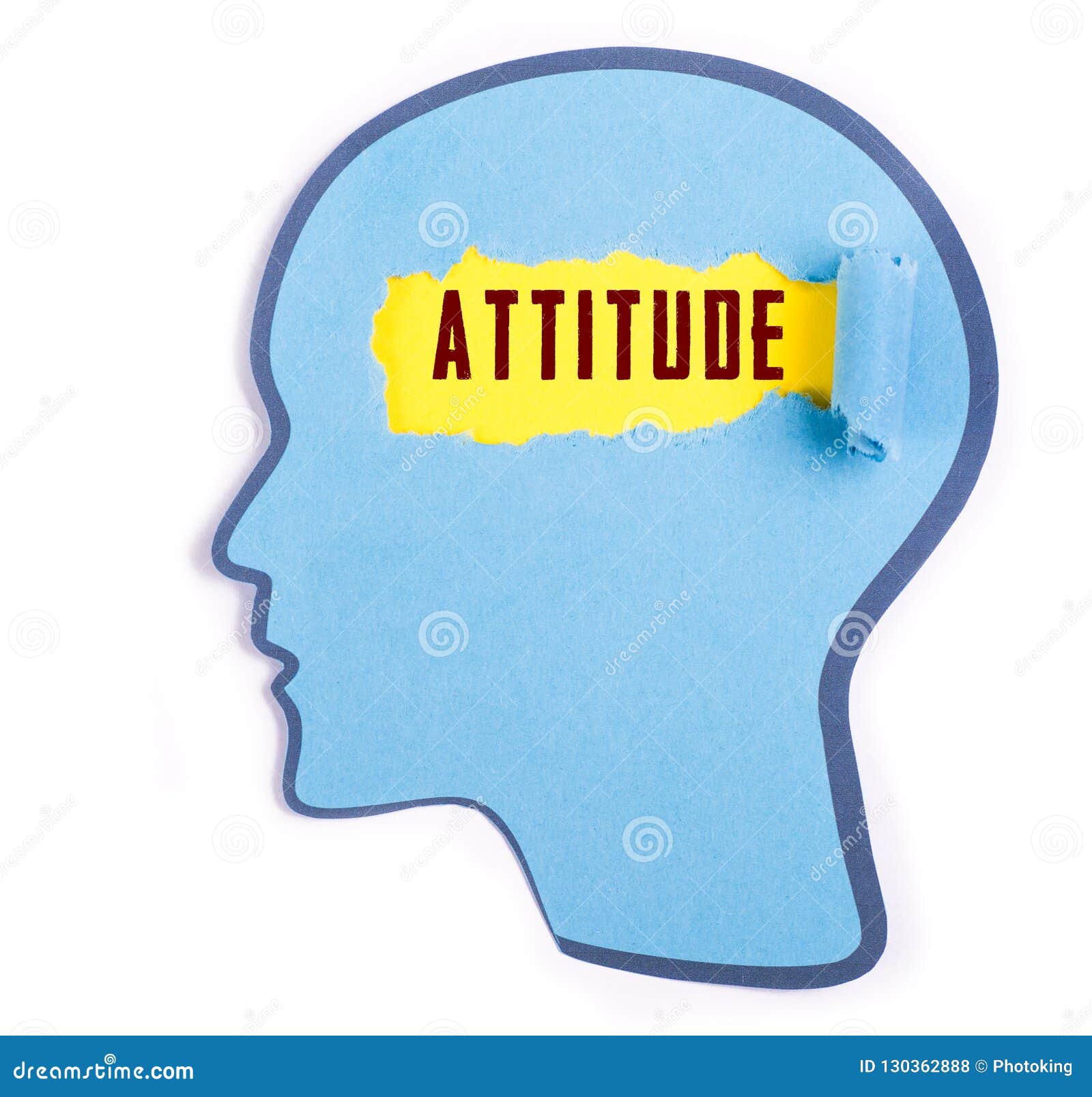 attitude word in the person head