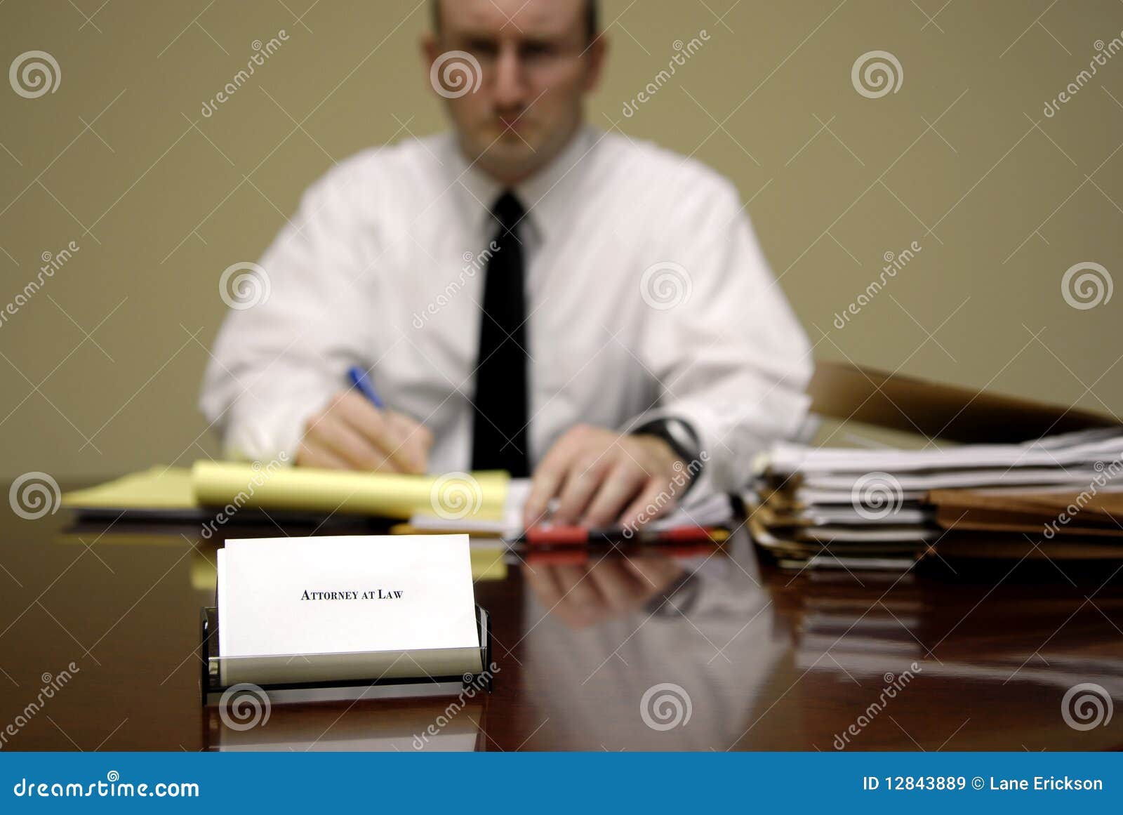 Attorney at Desk stock image. Image of cooperation, litigate 12843889