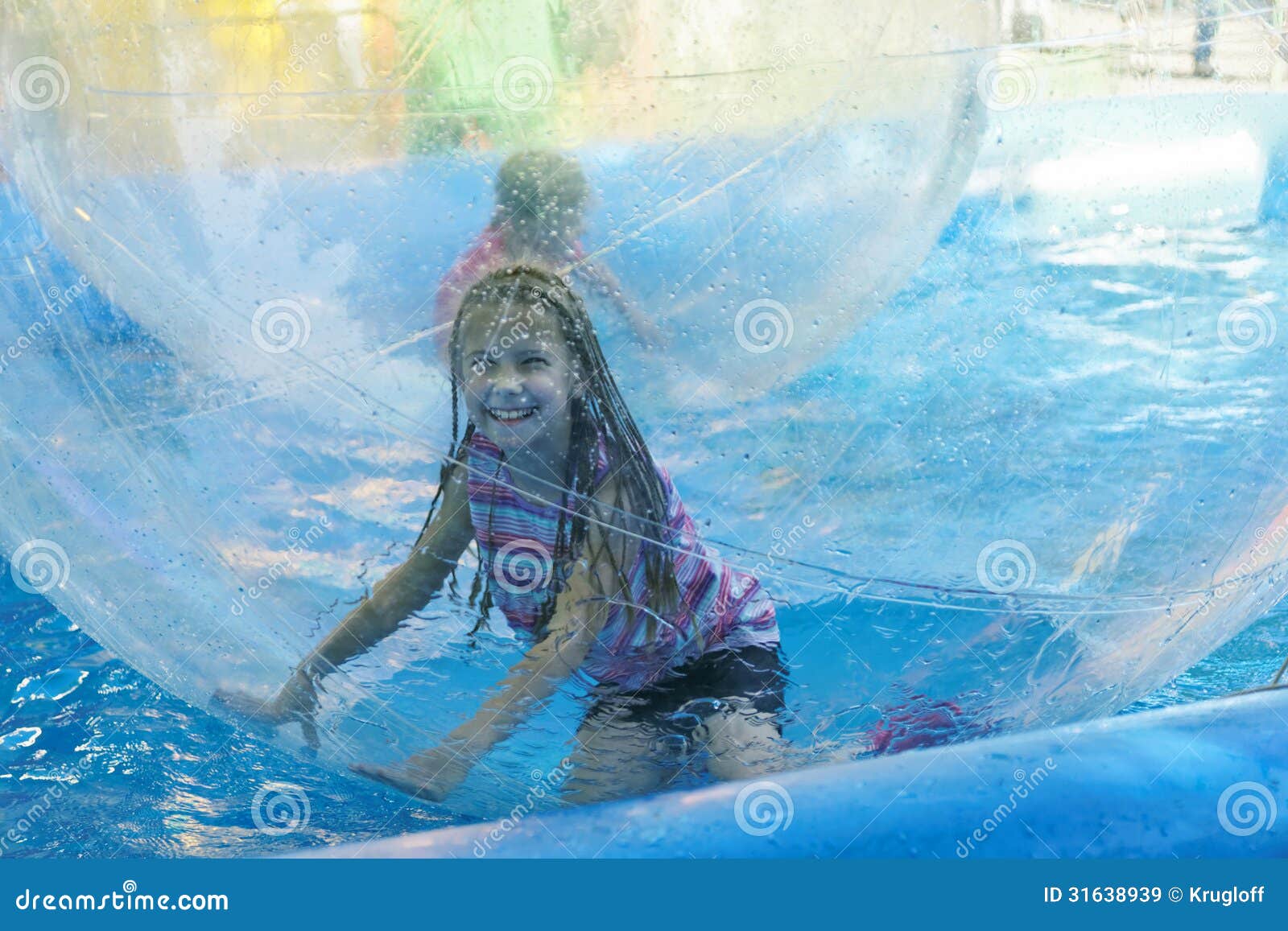 Girl Roller Coaster Zorbing Stock Photos Free & RoyaltyFree Stock