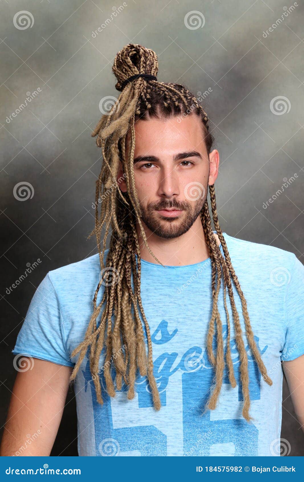 Attractive Blonde Male Model with Combination of Braids and Dreadlocks Posing in Studio on Isolated Background. Stock Photo - Image of expression, hipster: 184575982 Attractive Blonde Male Model with Combination of Braids and Dreadlocks Posing in Studio on Isolated Background. Stock Photo - Image of expression, hipster: 184575982