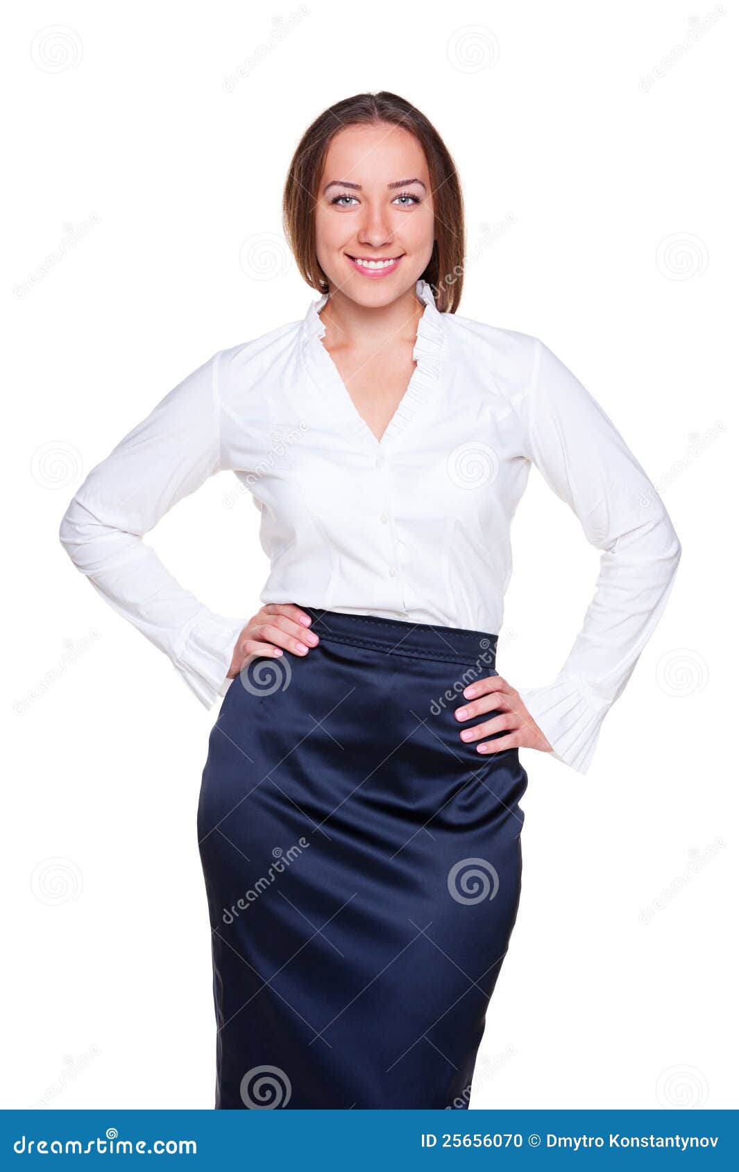 Attractive Businesswoman Posing Stock Photo - Image of standing ...