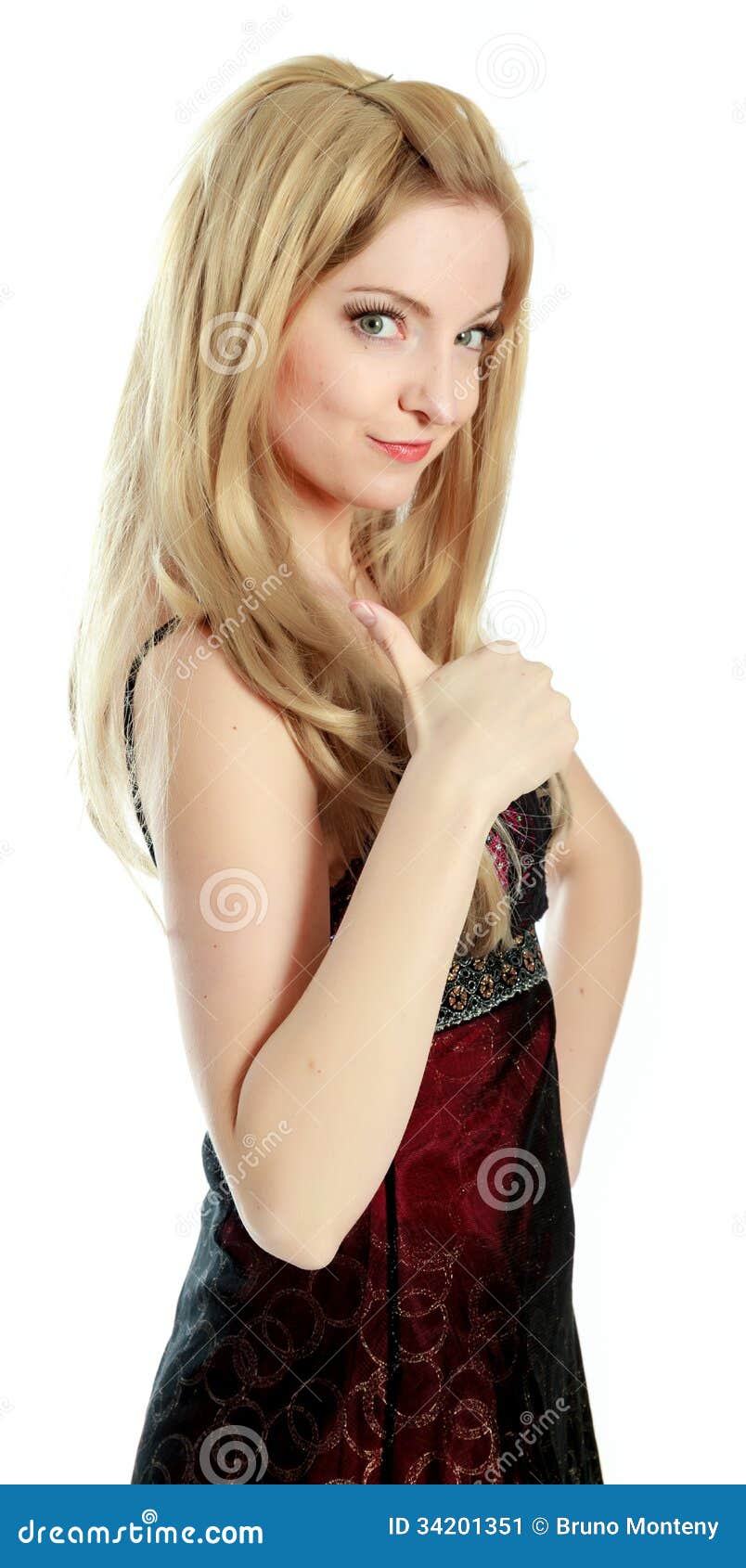 Attractive Caucasian Blond In 30 Years Old Stock Image Image Of Waist