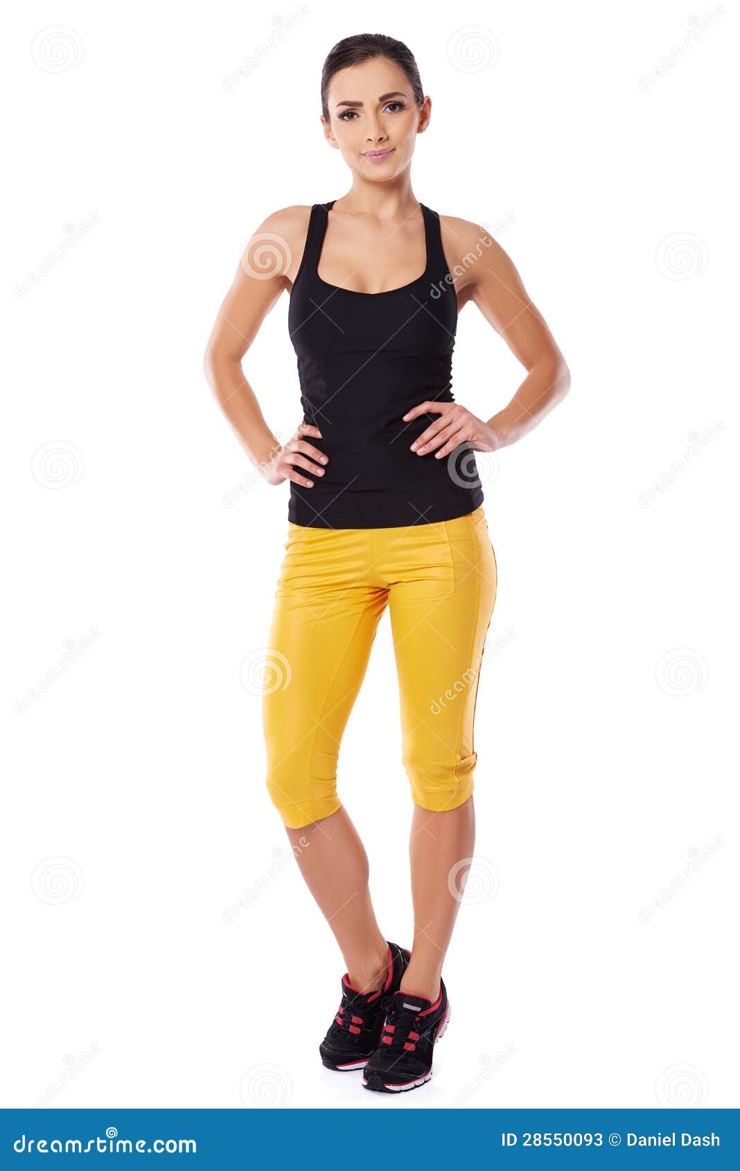 Attractive Fit Female Athlete Stock Image - Image of figure, body: 28550093