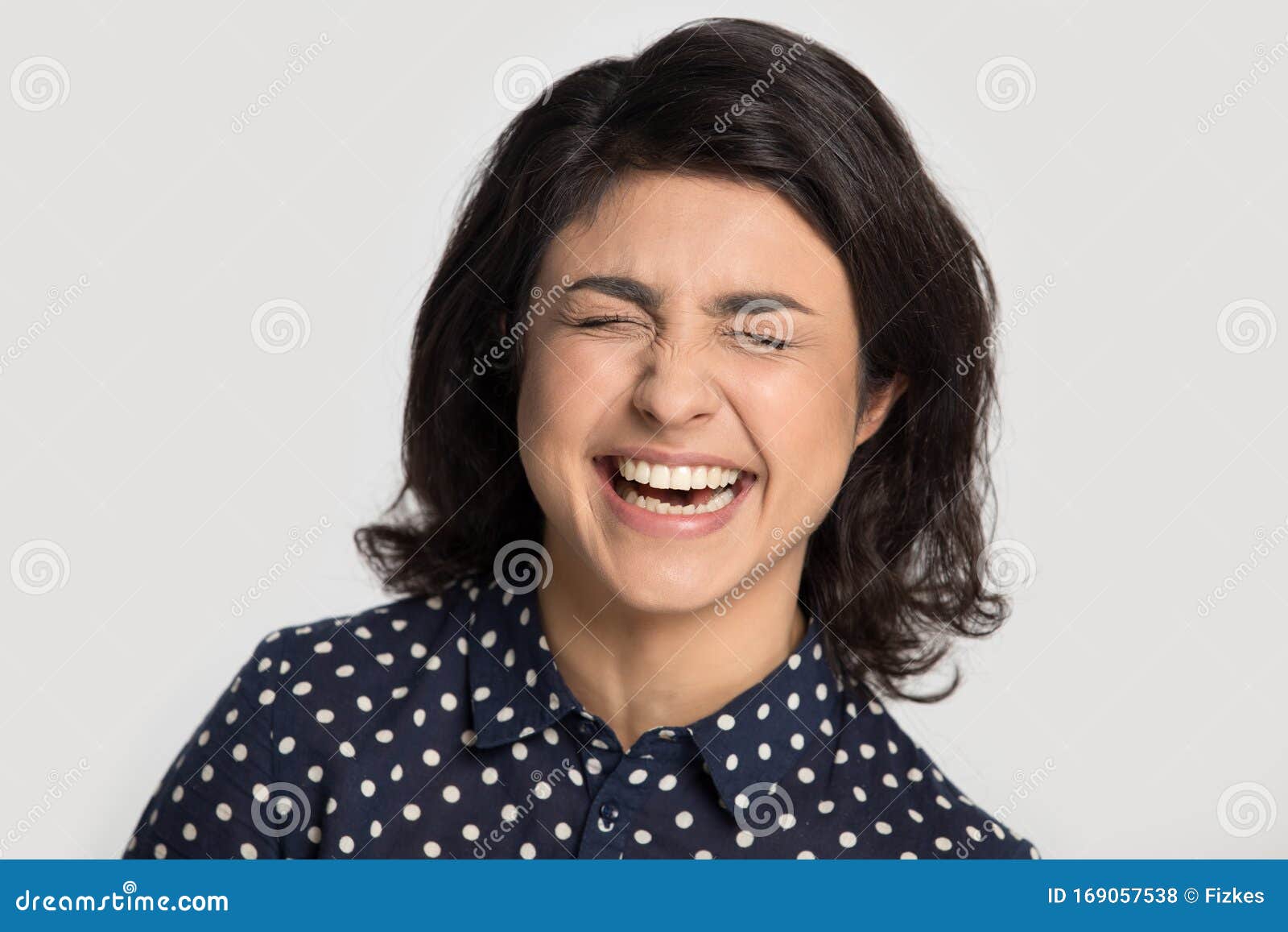 Attractive Indian Ethnicity Overjoyed Millennial Woman Burst in Laugh. Stock Photo - Image of background, laughter: 169057538 Attractive Indian Ethnicity Overjoyed Millennial Woman Burst in Laugh. Stock Photo - Image of background, laughter: 169057538