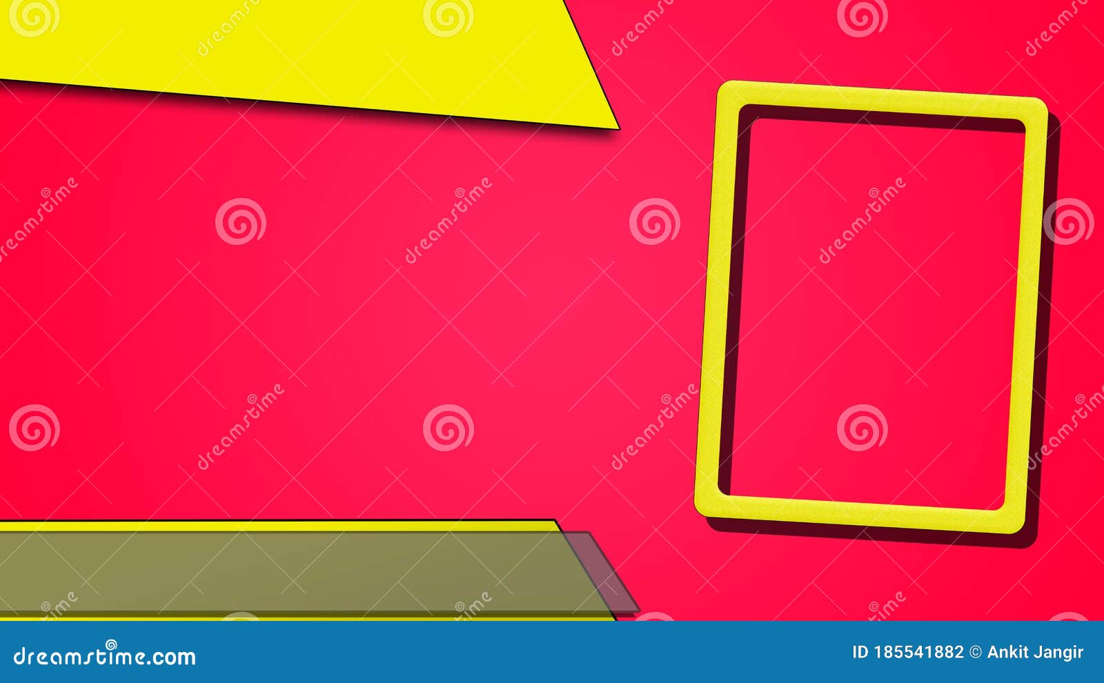 Download Attractive Intro Template Or Thumbnail Or Business Card Mockup Stock Illustration - Illustration ...