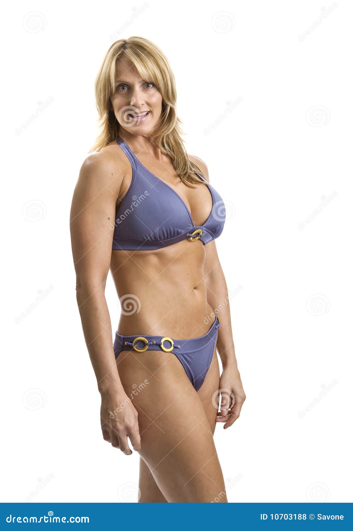 Bikini Older Woman Stock Photos pic