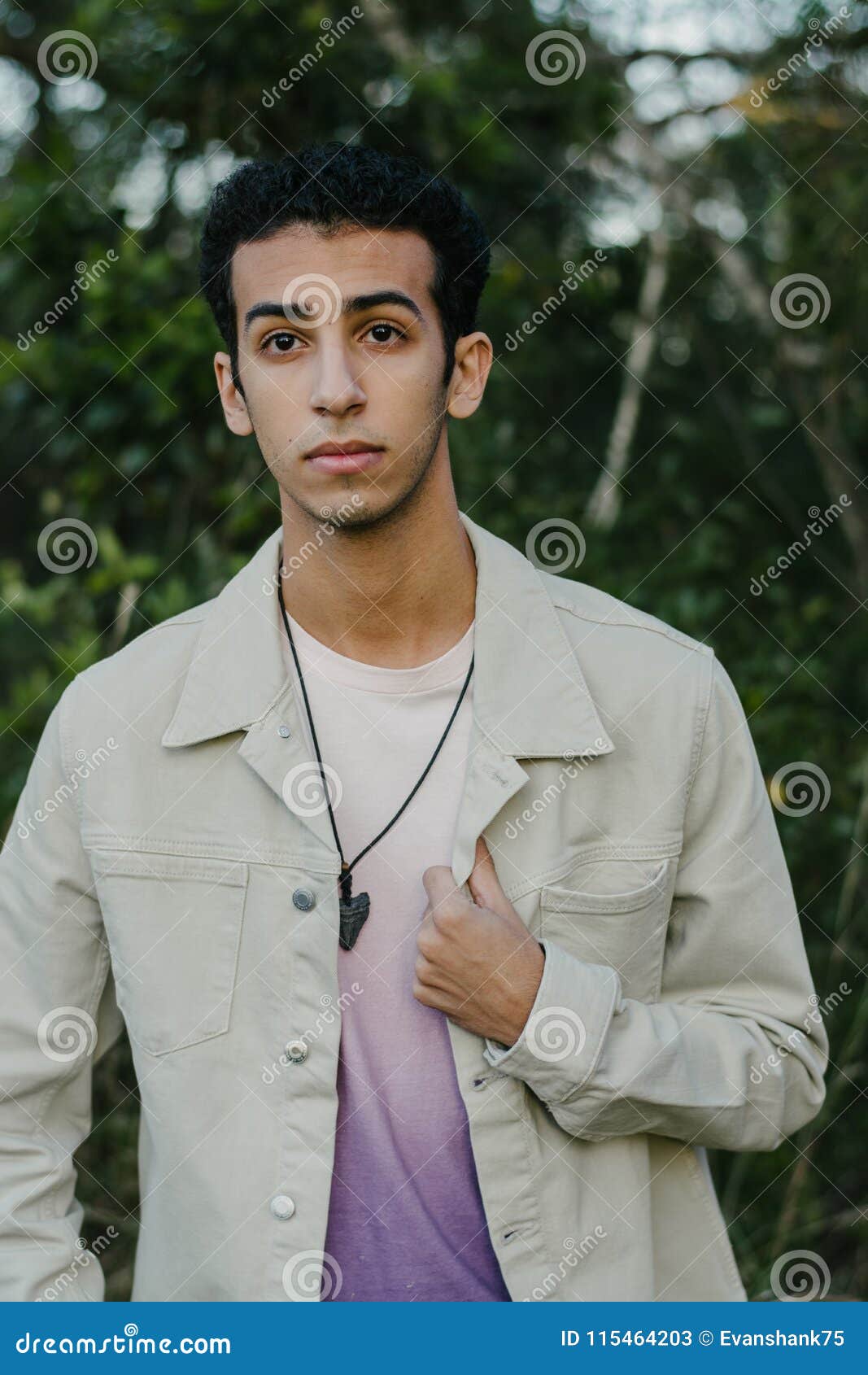 Young Arab Teen Model Posing in Nature at the Park Stock Image Young Arab Teen Model Posing in Nature at the Park Stock Image