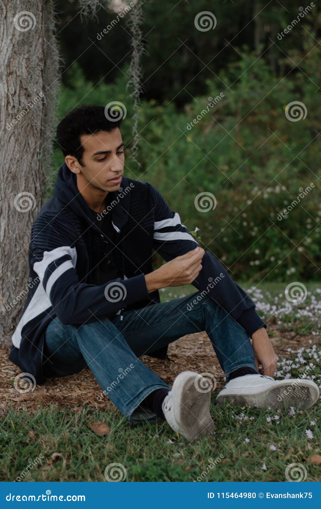 Young Arab Teen Model Posing in Nature at the Park Stock Photo - Image ...