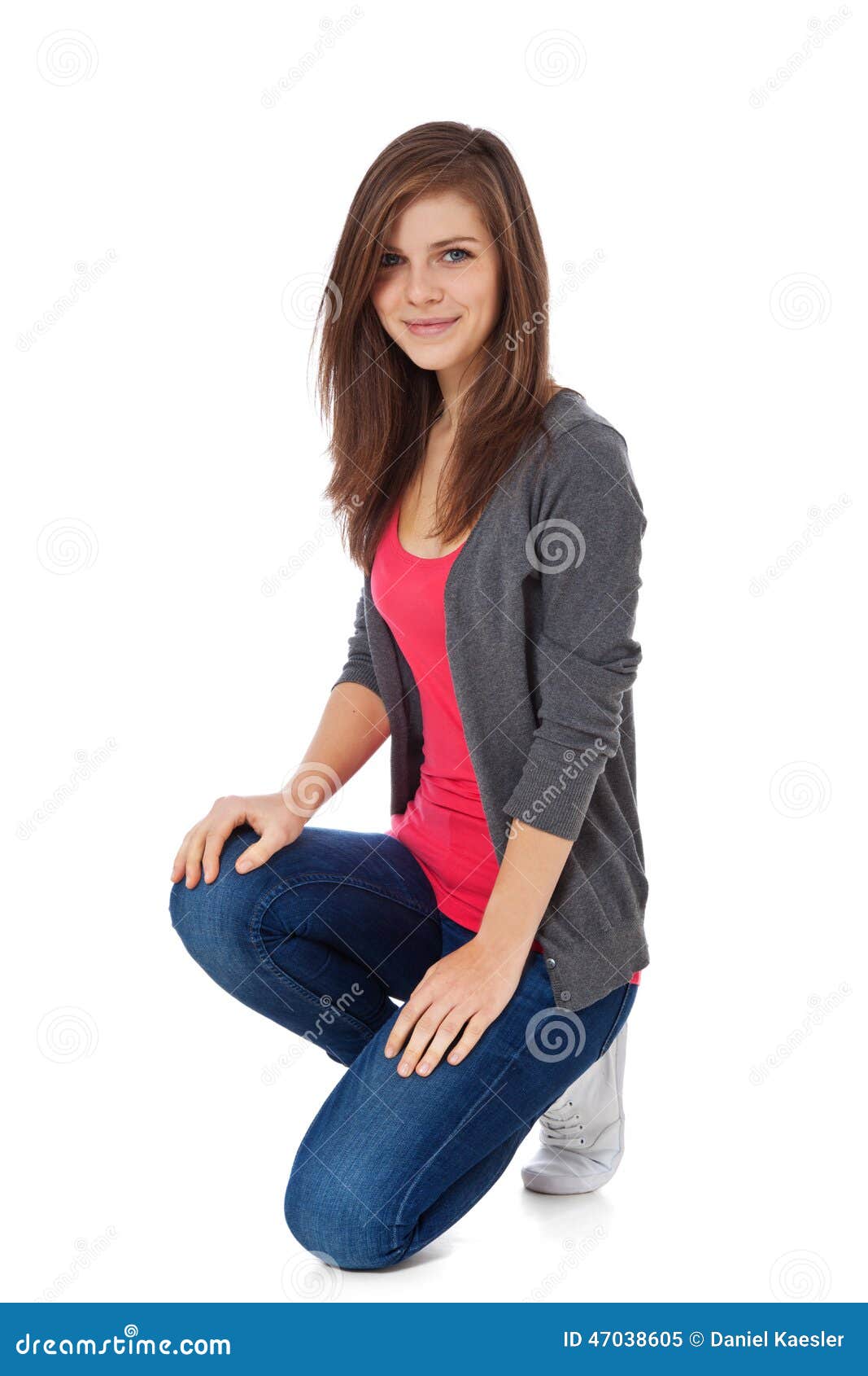 Attractive teenage girl stock image. Image of teenage - 47038605