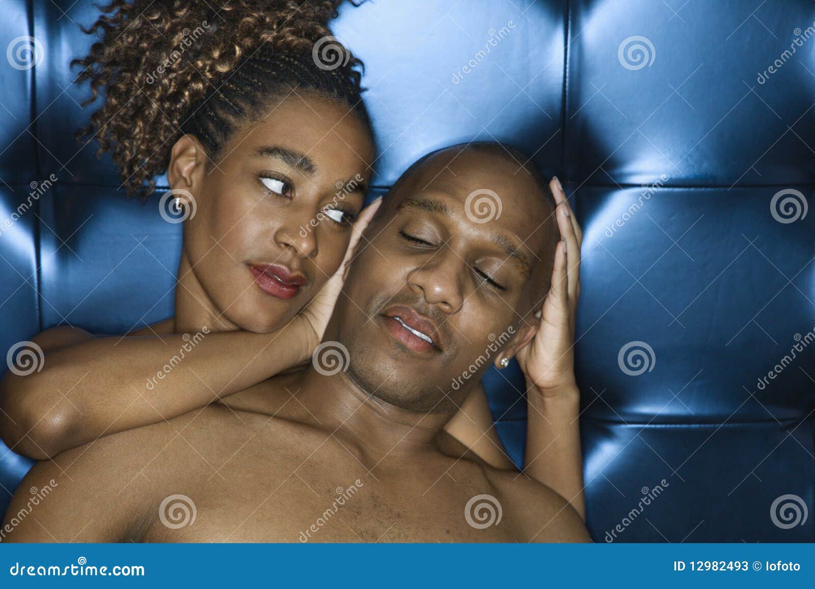 Attractive Young Couple Sharing a Tender Moment Stock Image