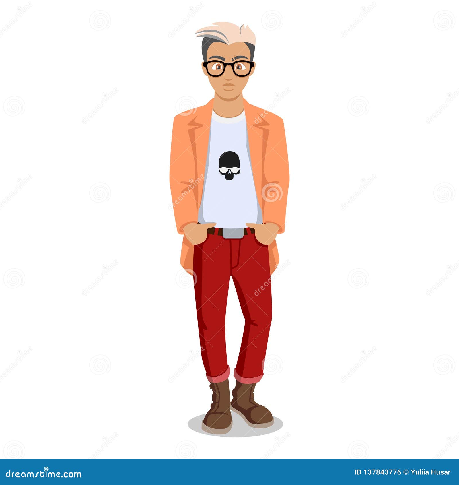 Attractive Young Men in Fashionable Clothes Young Hipster. Cute Cartoon Man. Successful Young People Vector Illustration Stock Vector - Illustration of bearded, fashionable: 137843776 Attractive Young Men in Fashionable Clothes Young Hipster. Cute Cartoon Man. Successful Young People Vector Illustration Stock Vector - Illustration of bearded, fashionable: 137843776