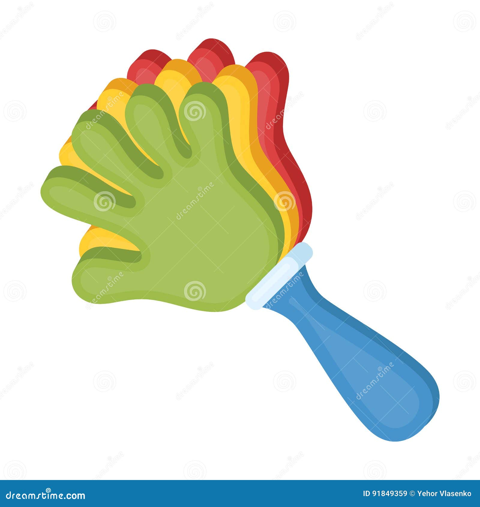 Kitchen Glovebbq Single Icon In Cartoon Style Vector Symbol Stock