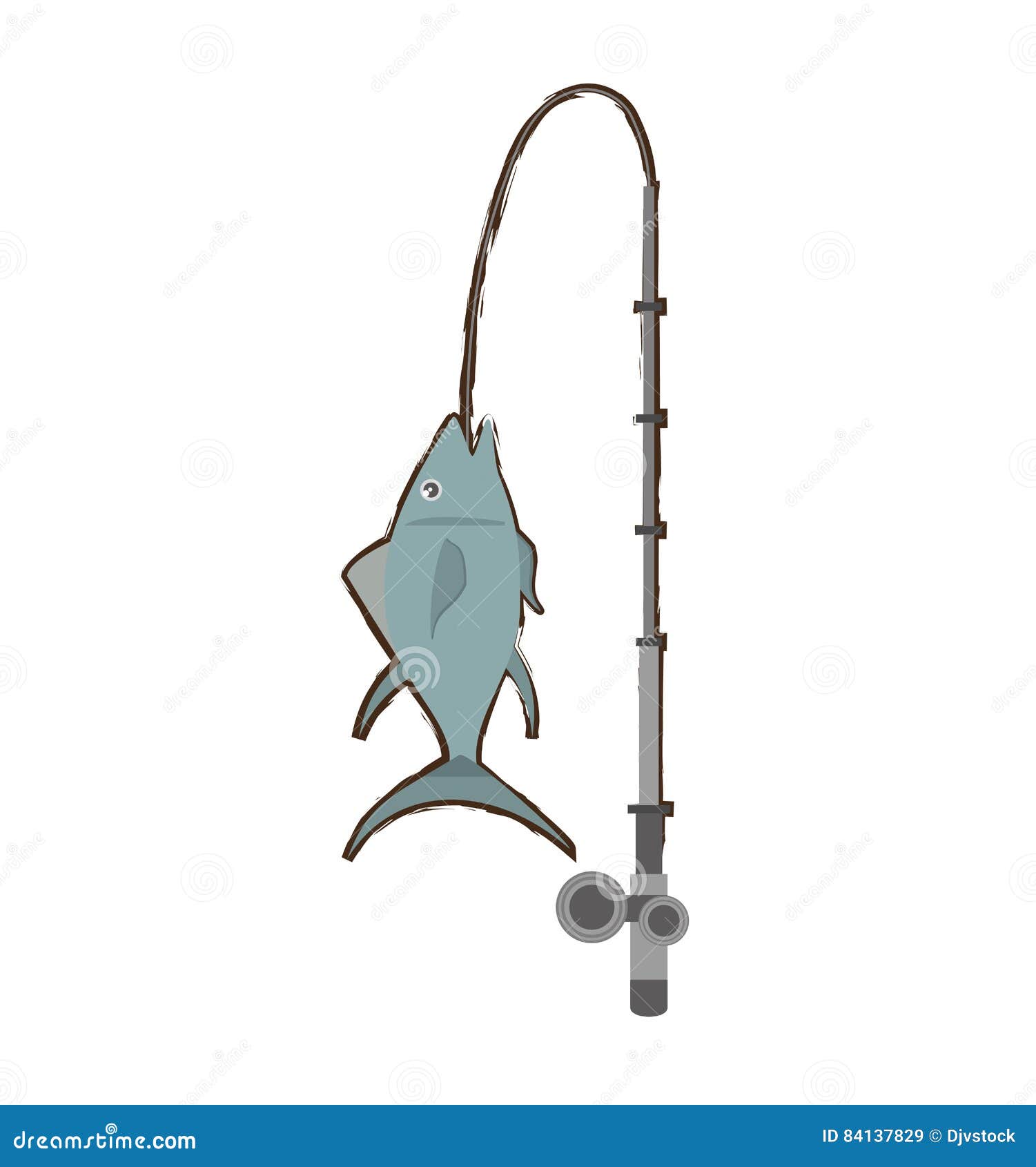 atun fish sealife food fishing rod