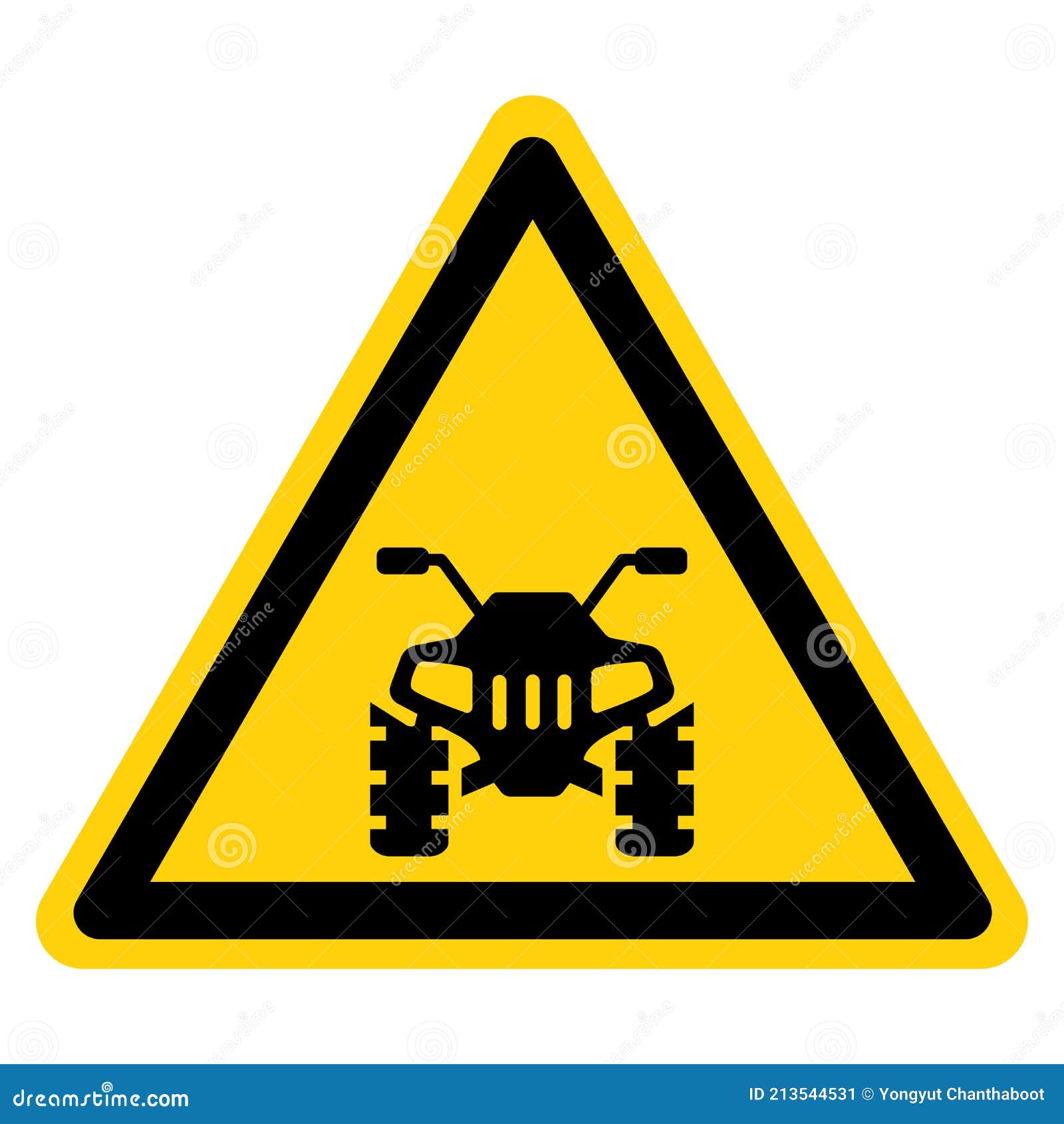 Atv Symbol Sign,Vector Illustration, Isolate on White Background Label