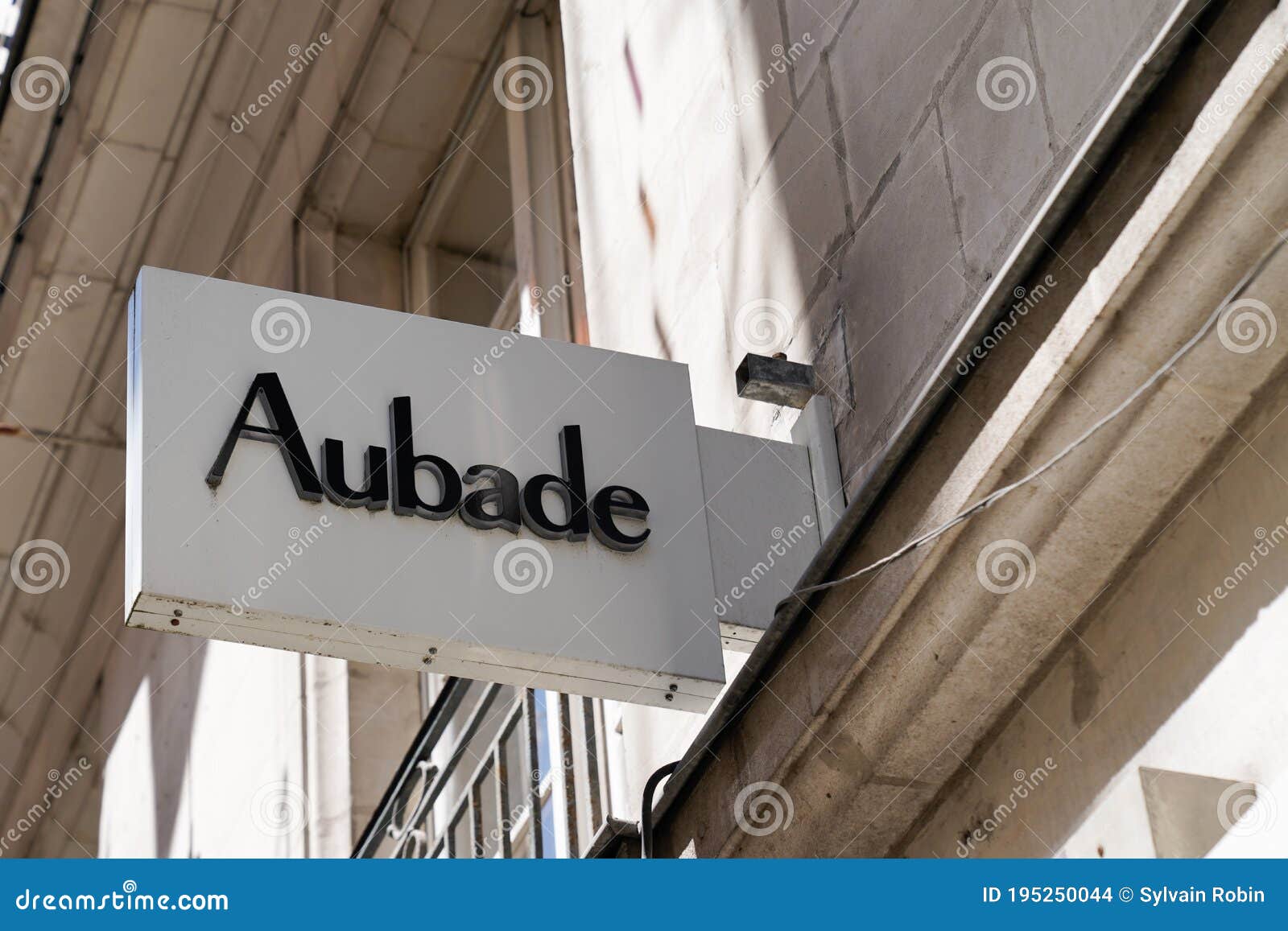 Aubade Logo and Sign Front of Underwear Lingerie Store for Women ...