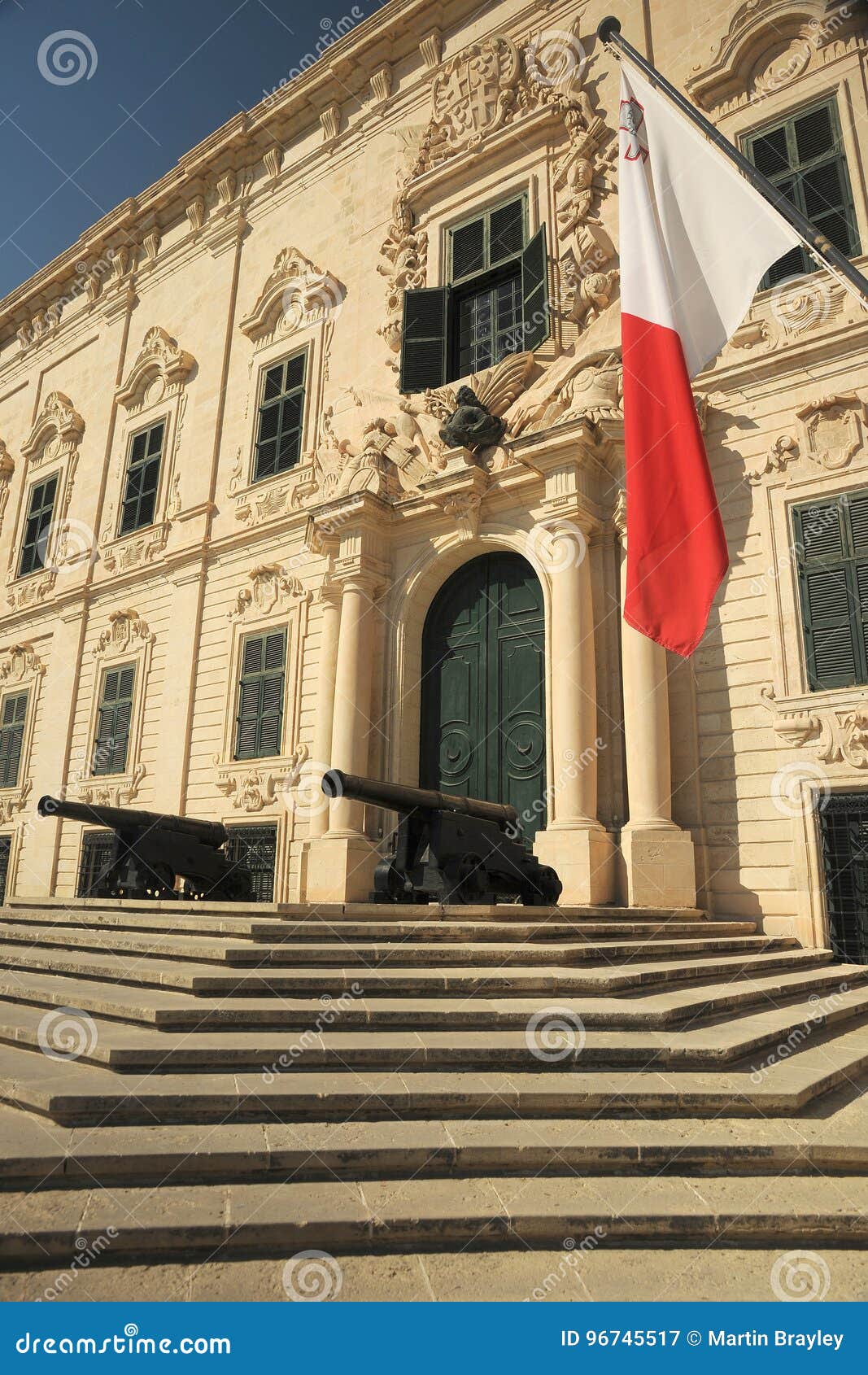 auberge de castille. valetta, malta.