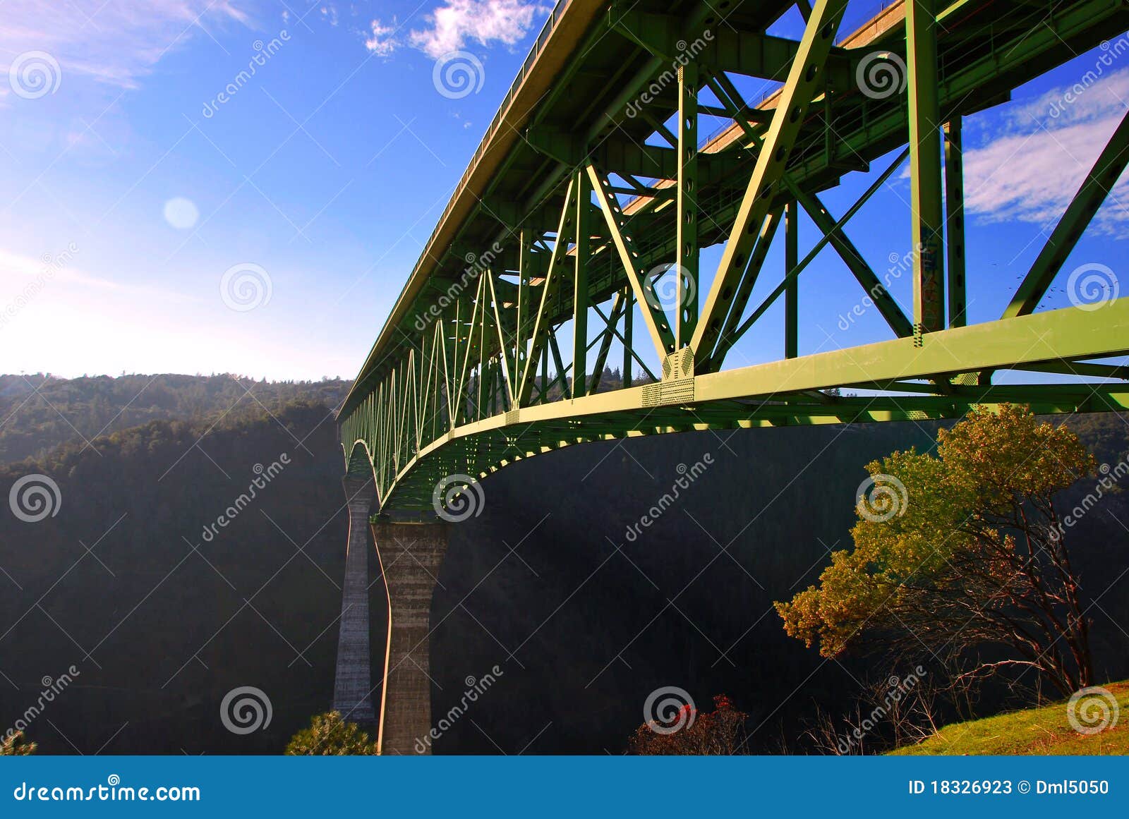 auburn bridge foresthill california highest