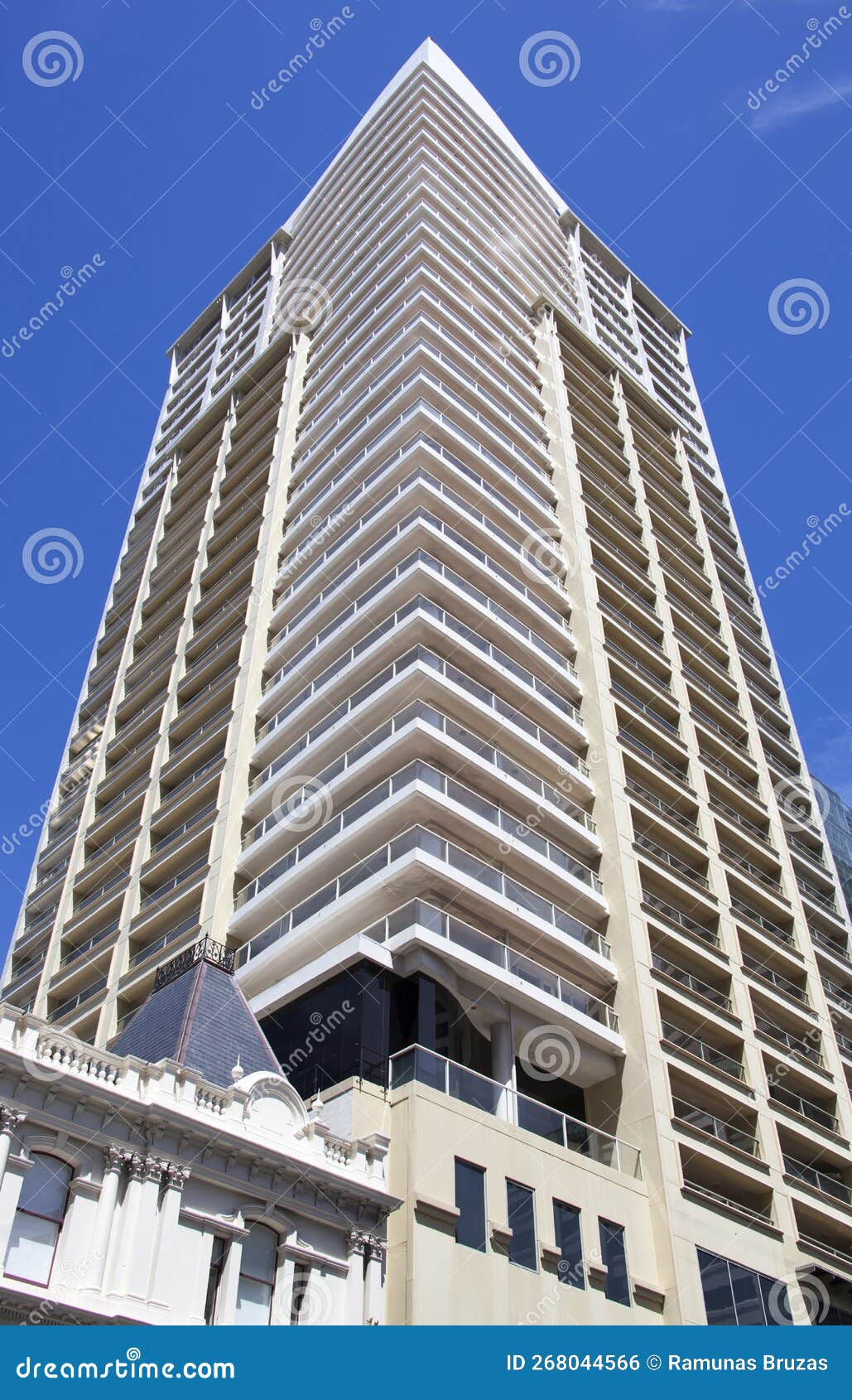 Auckland Downtown Modern Residential Skyscraper Stock Photo Image of