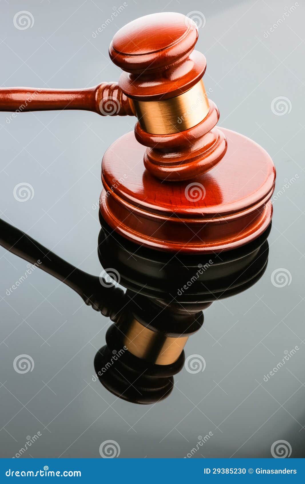 Auction hammer reflected stock photo. Image of auctioneer 29385230