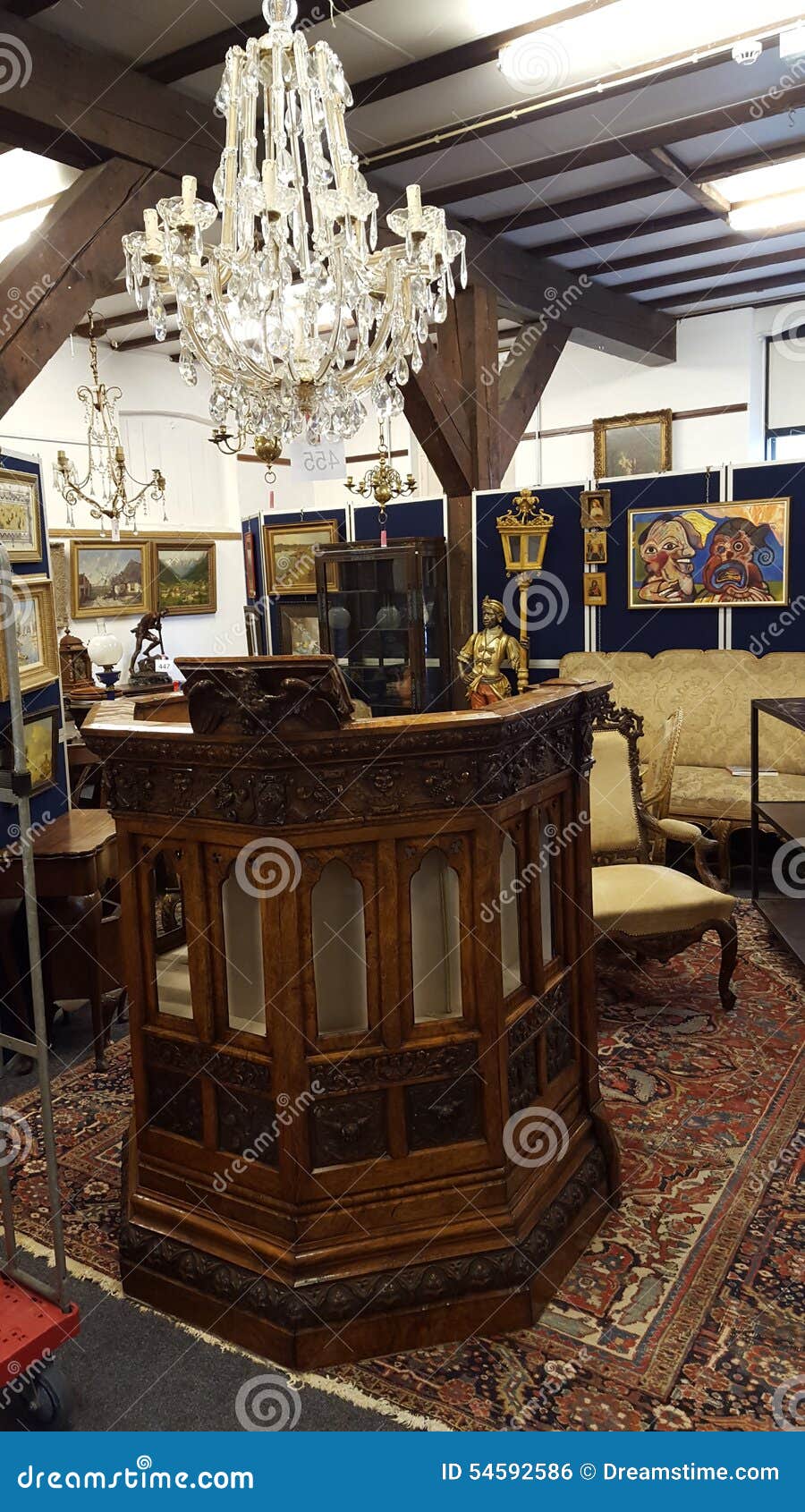 Auction house antique editorial photo. Image of house 54592586