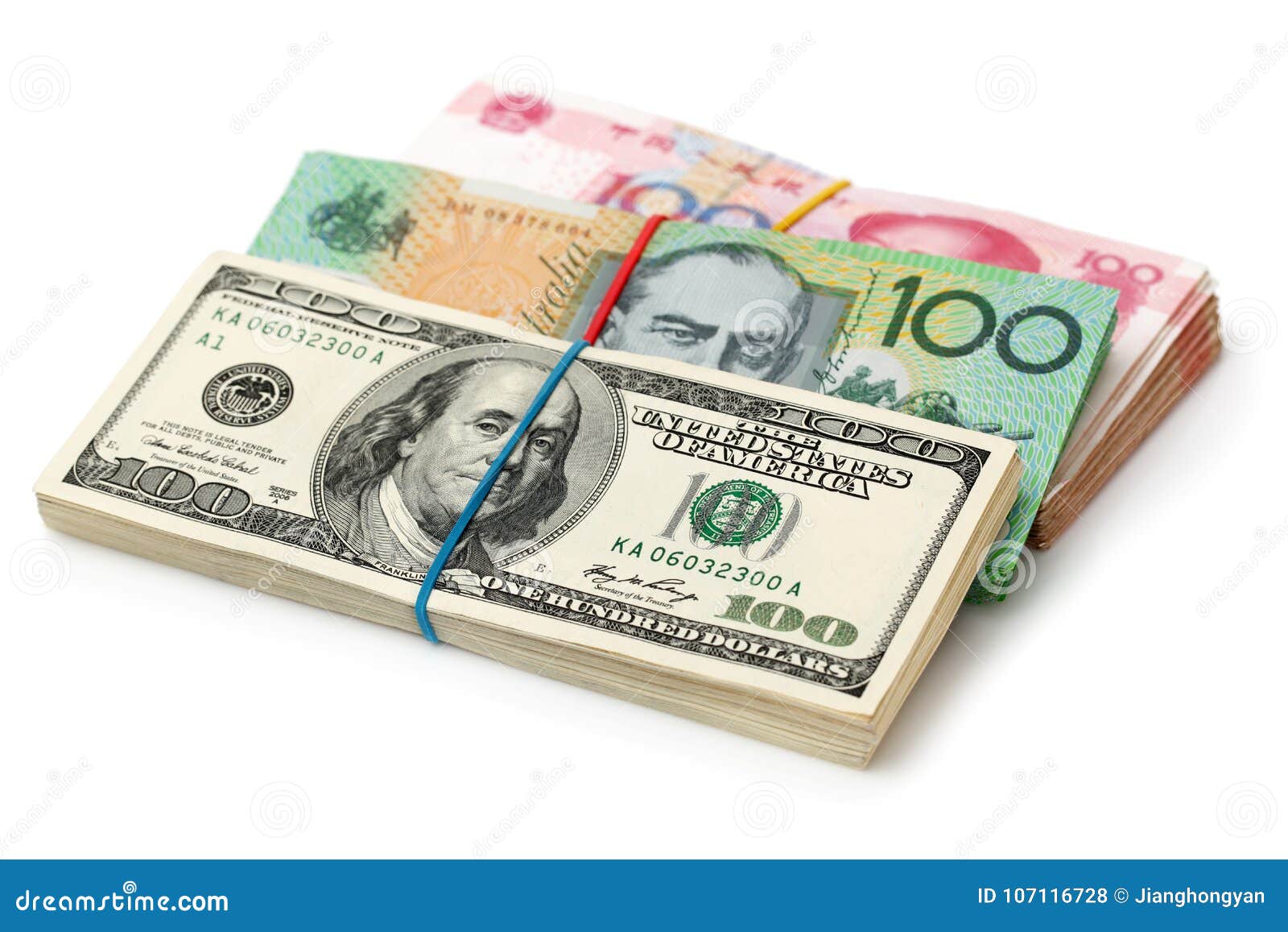 Aud, rmb, usd stock photo. Image of financial, white - 107116728