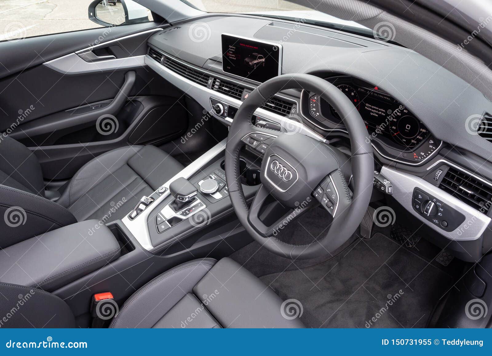 Audi A4 Avant 40 Interior Editorial Image Image Of