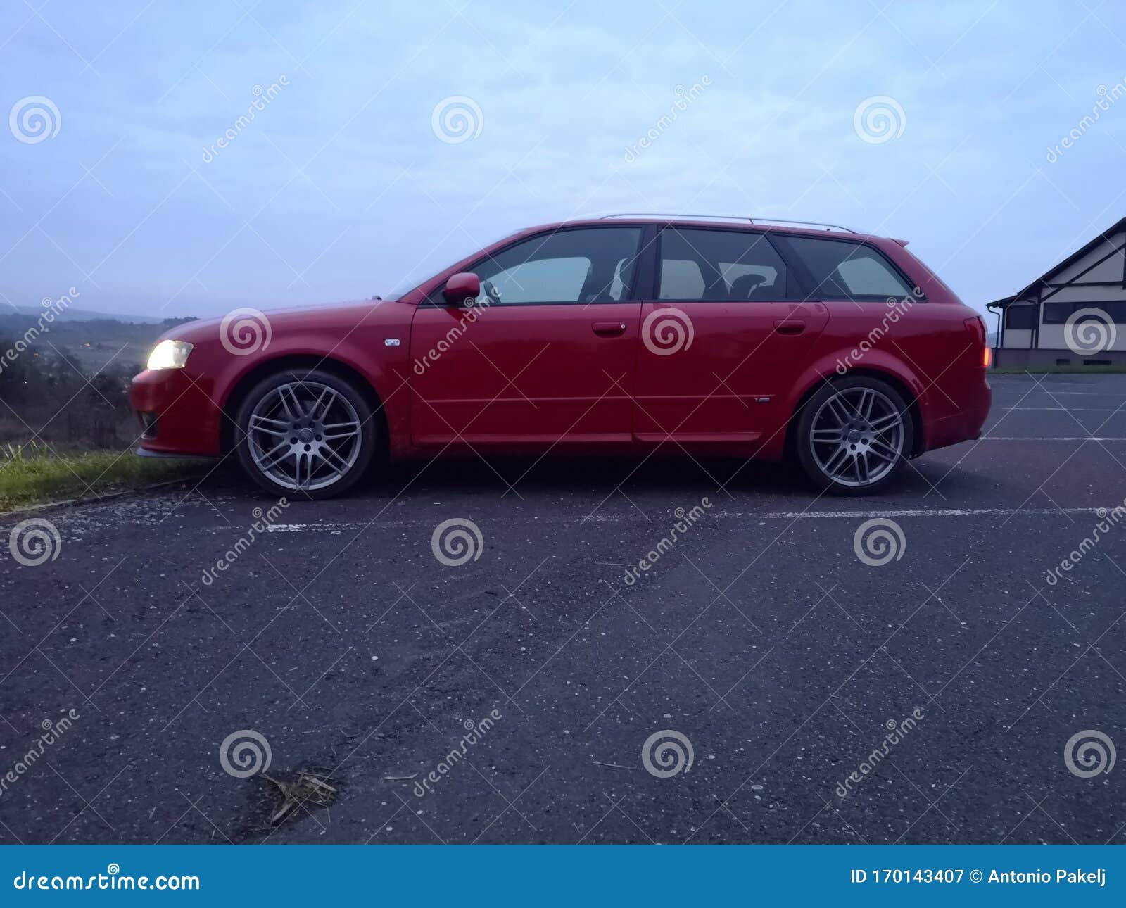 Audi B6 Avant Tdi Audipower Stock Image Image Of Rims Audipower