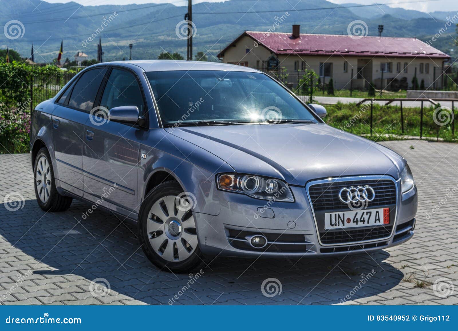 Audi a4 b7 editorial photography. Image of word, winter - 83540952