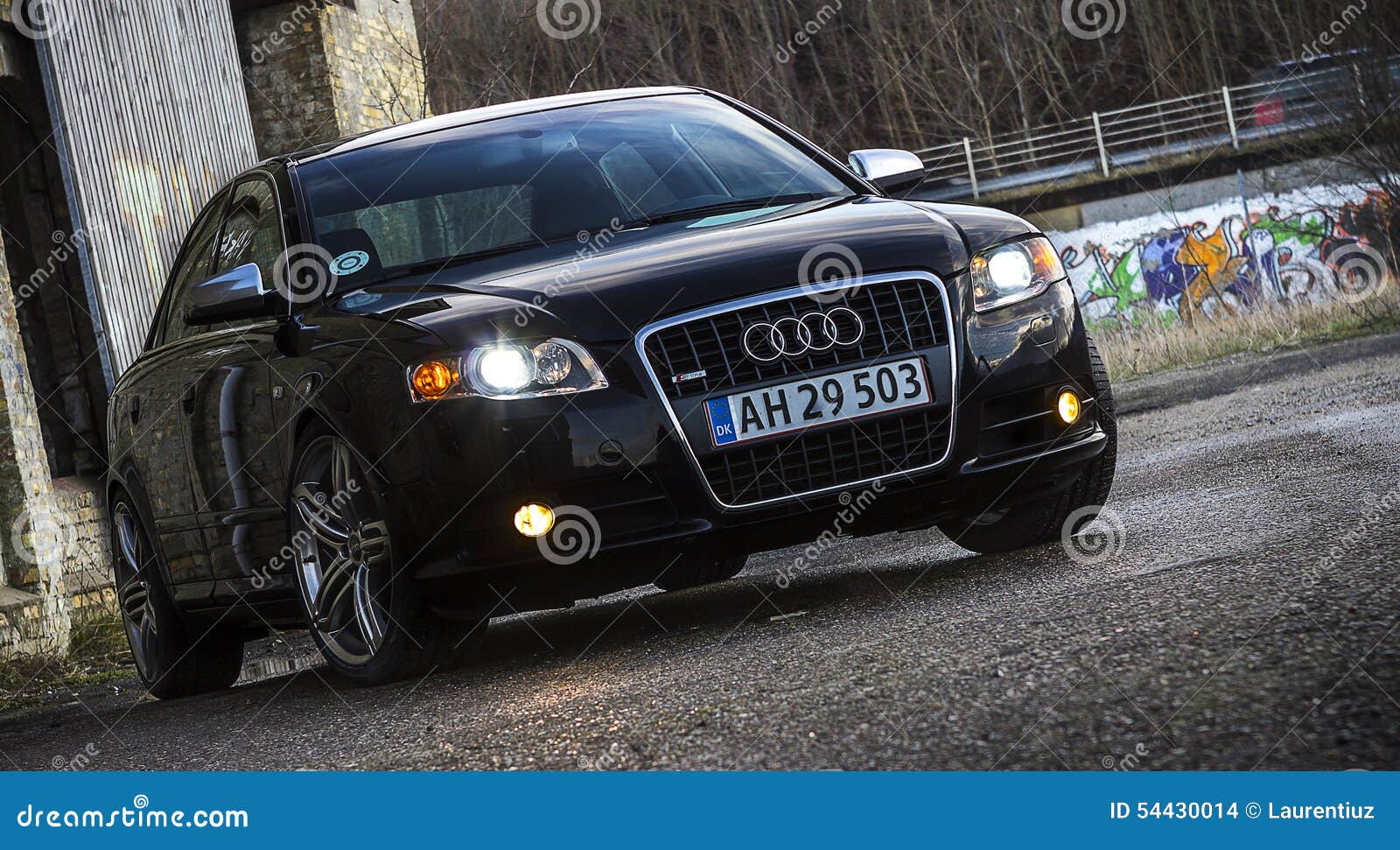 Audi A4 Exterior Luxury Car Editorial Stock Image Image of line