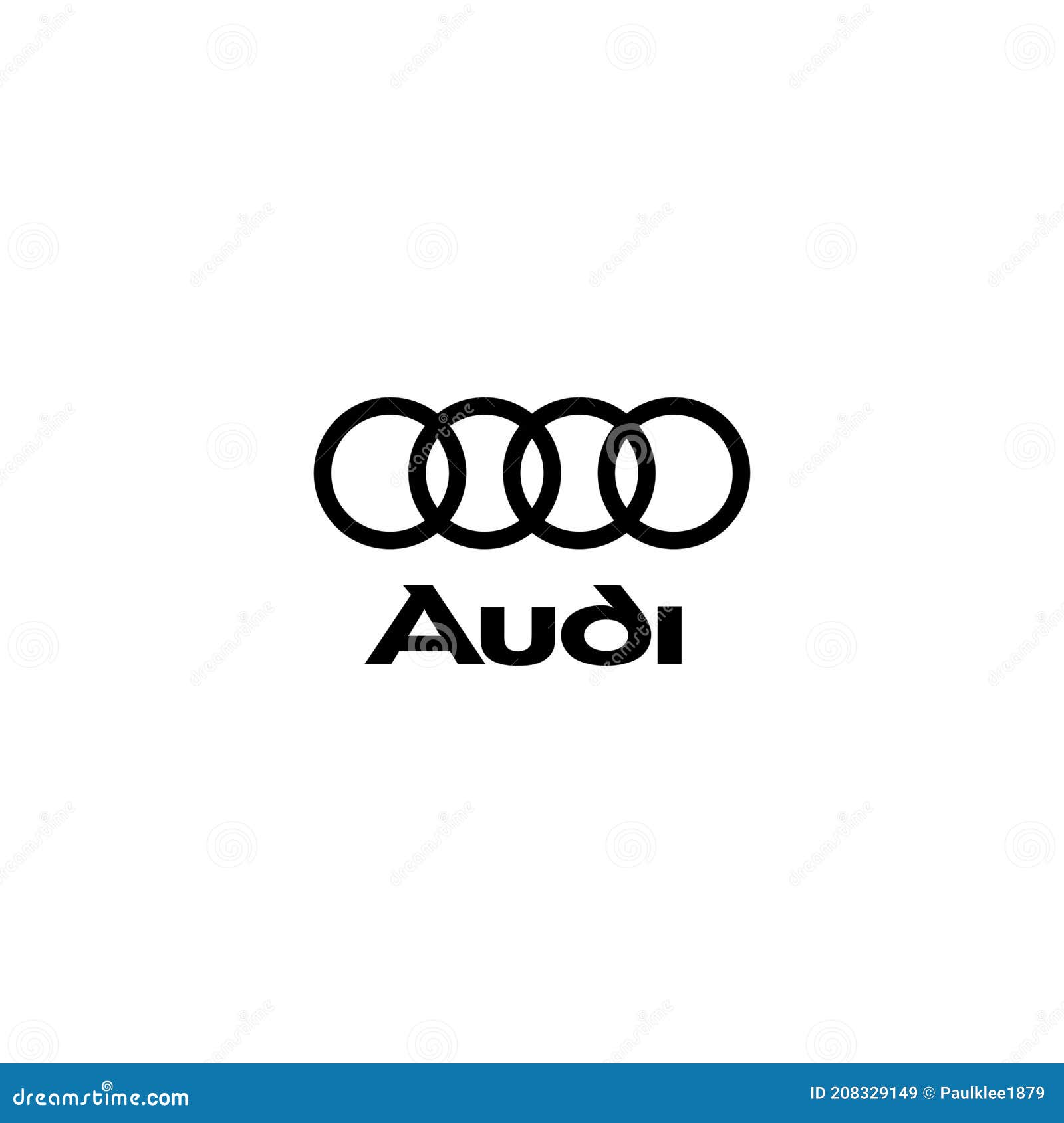 Audi Logo Editorial Illustrative on White Background Editorial Stock Image  - Illustration of icon, download: 208329149