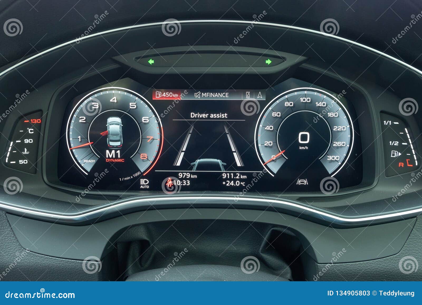 Stressvol Toegangsprijs Fotoelektrisch Audi A6 55 TFSI 2018 Dashboard Editorial Stock Photo - Image of hybrid,  luxury: 134905803