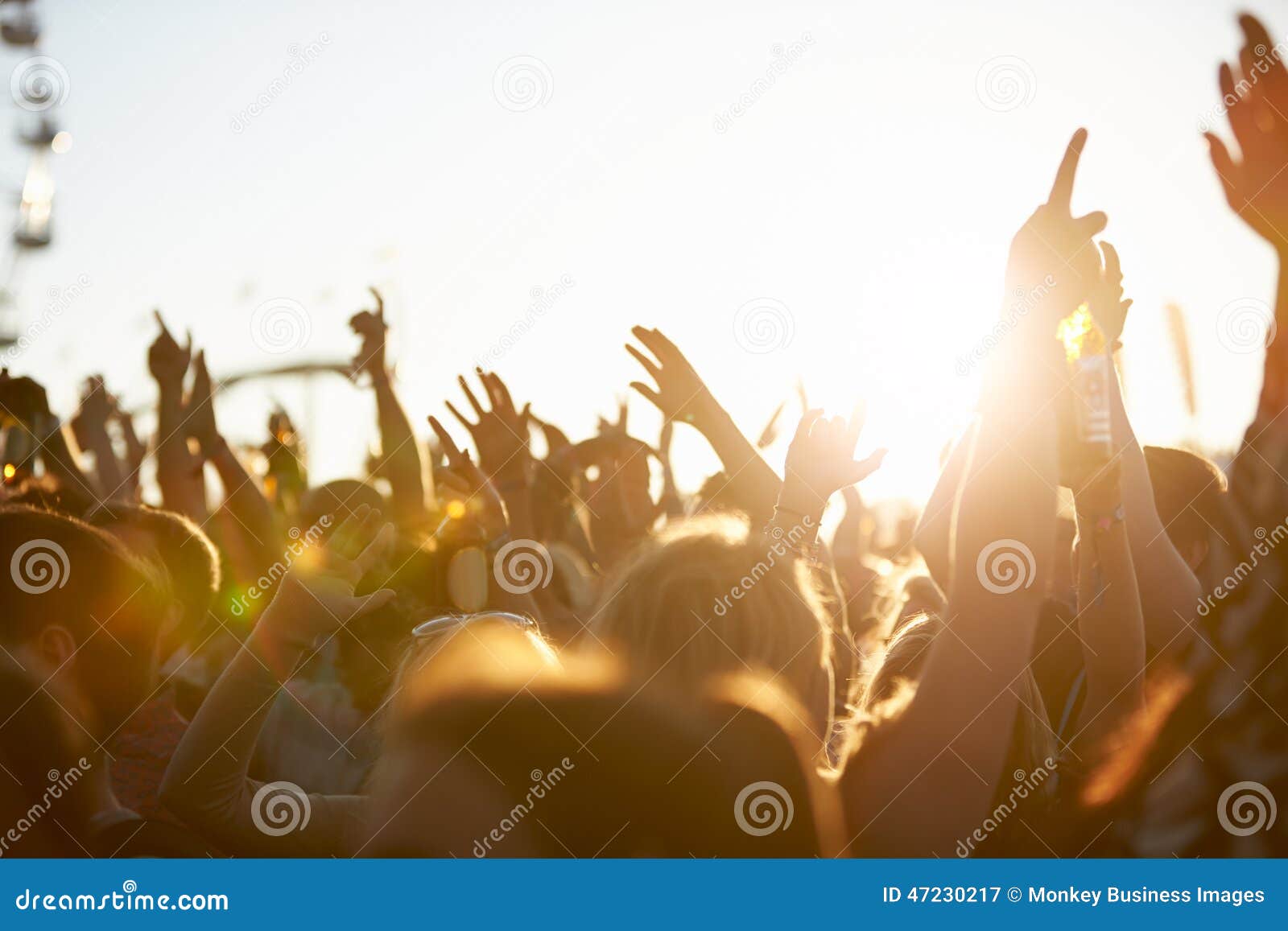 audience at outdoor music festival