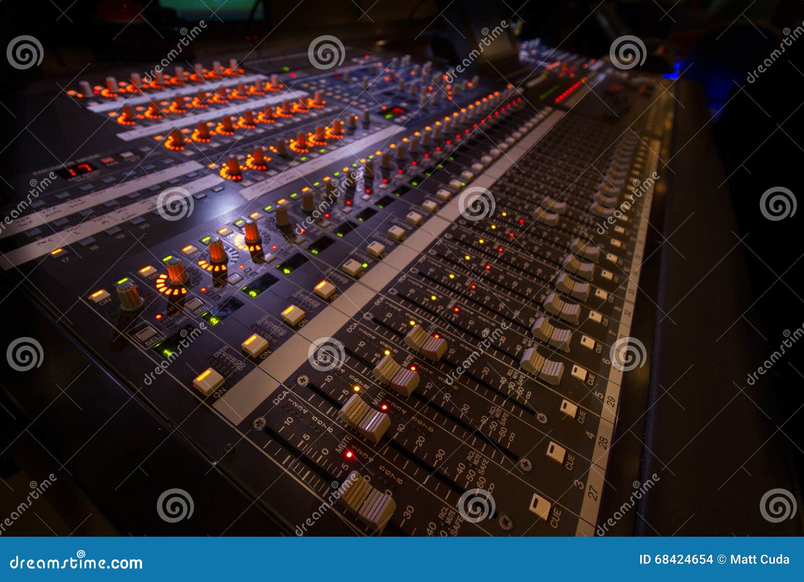 Audio Board stock photo. Image of reinforcement, band 68424654