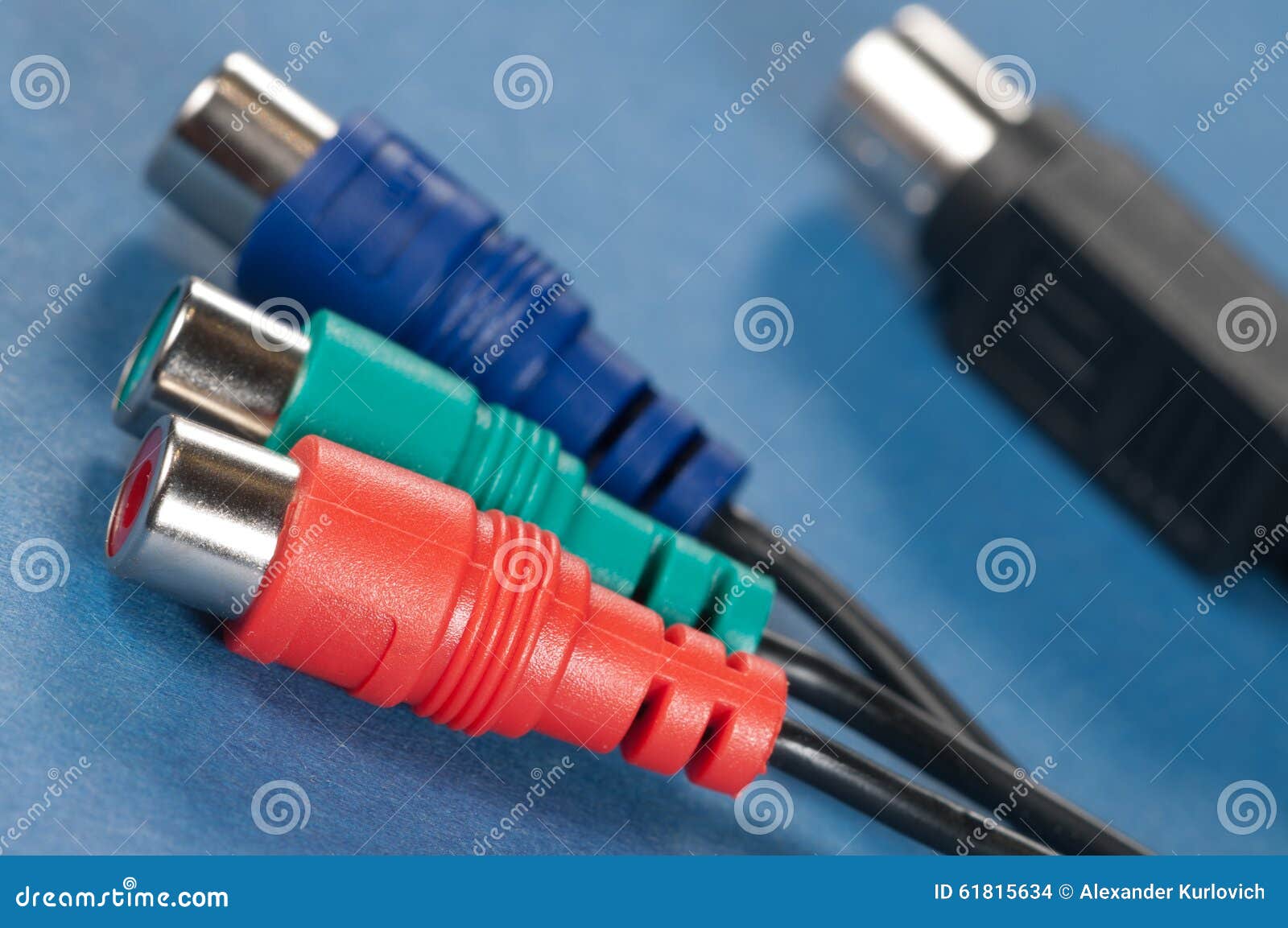 Audio cable stock photo. Image of cable, electronics 61815634