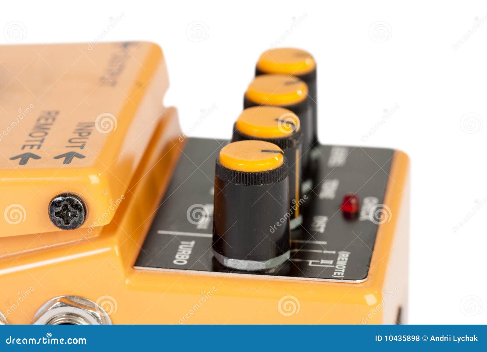 Audio distortion device stock photo. Image of musical 10435898