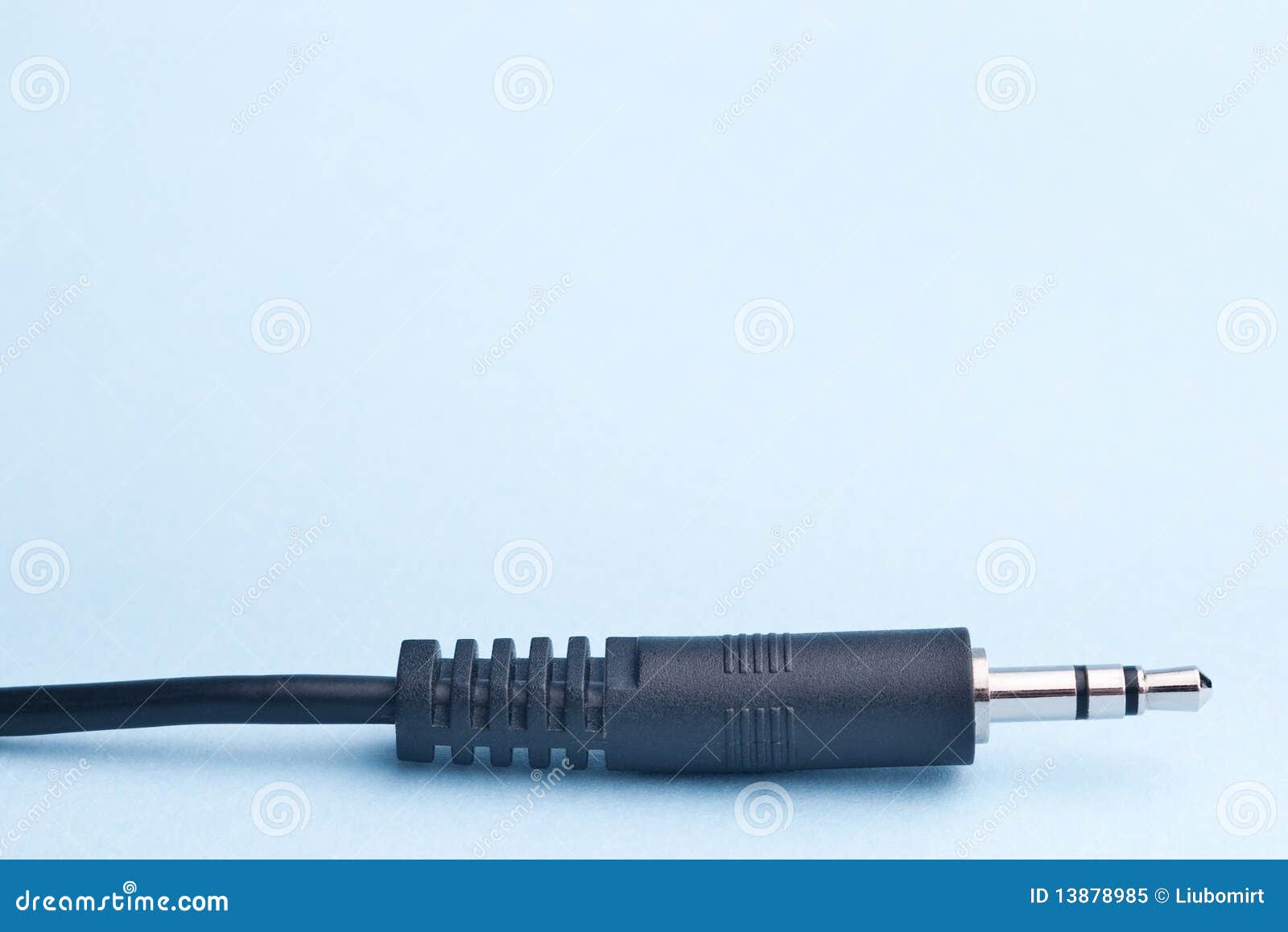 Audio mini jack stock image. Image of connection, cable 13878985