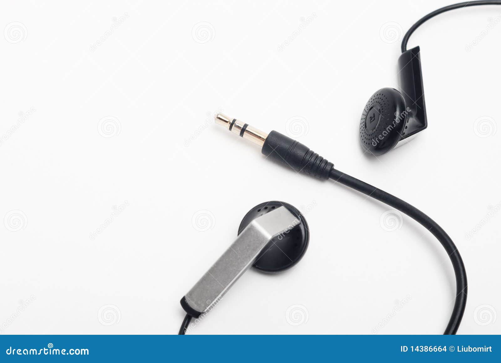 Audio Minijack and Earphones Stock Photo Image of communication