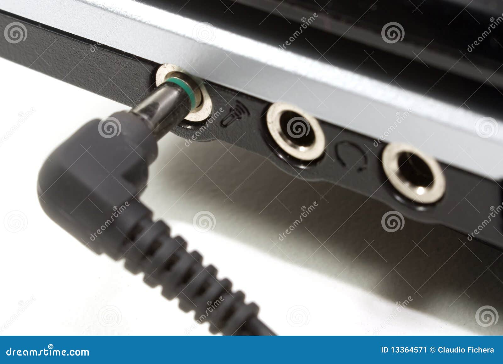 Audio plug stock image. Image of device, jack, communication 13364571