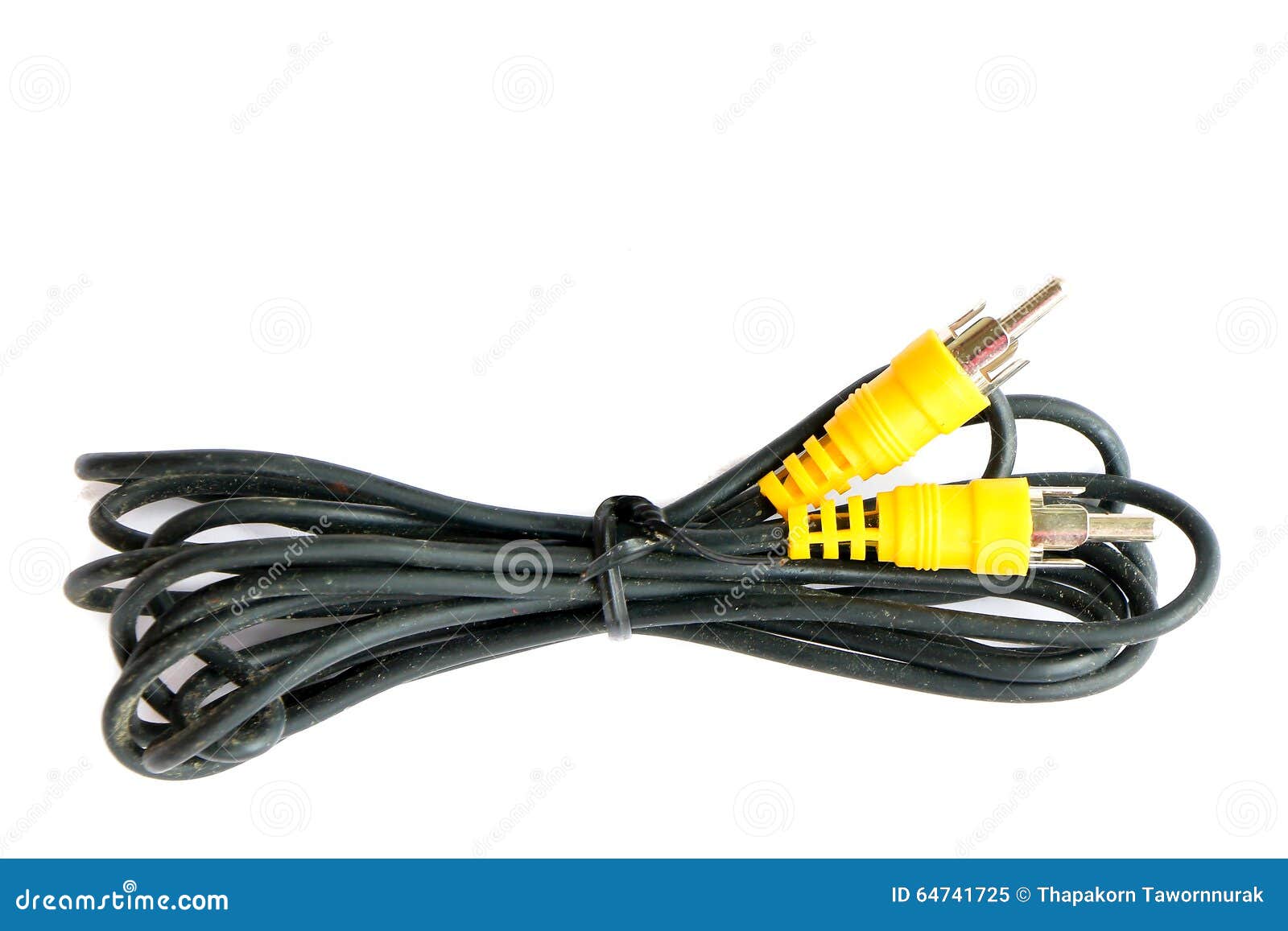 Audio plug stock image. Image of cable, information, industry 64741725