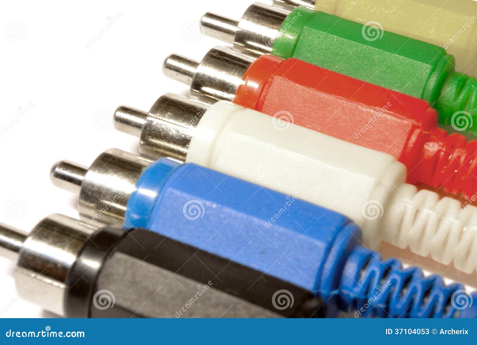 Audio plugs stock image. Image of connect, white, plug 37104053