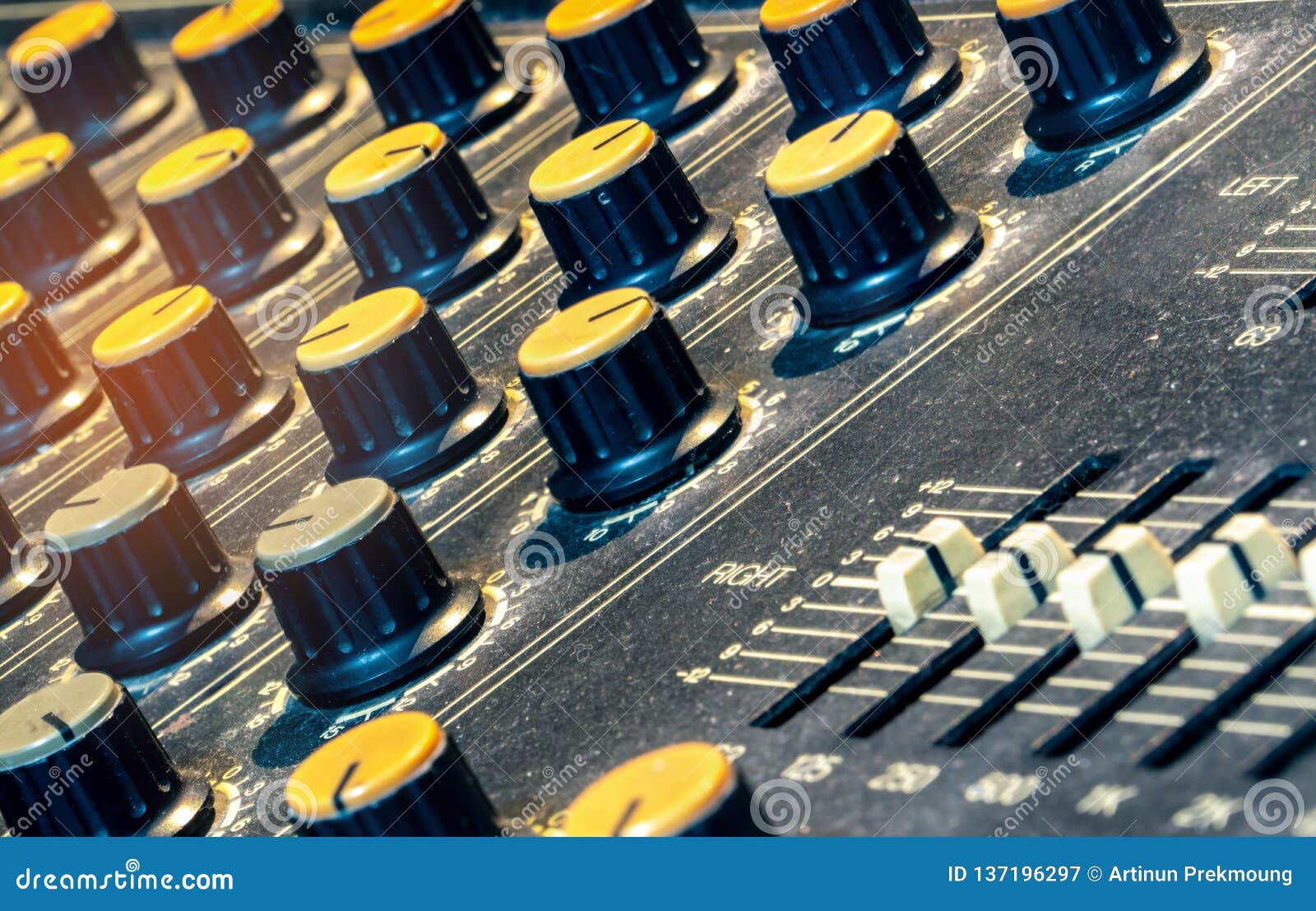 Audio Sound Mixer Console Sound Mixing Desk Music Mixer Control